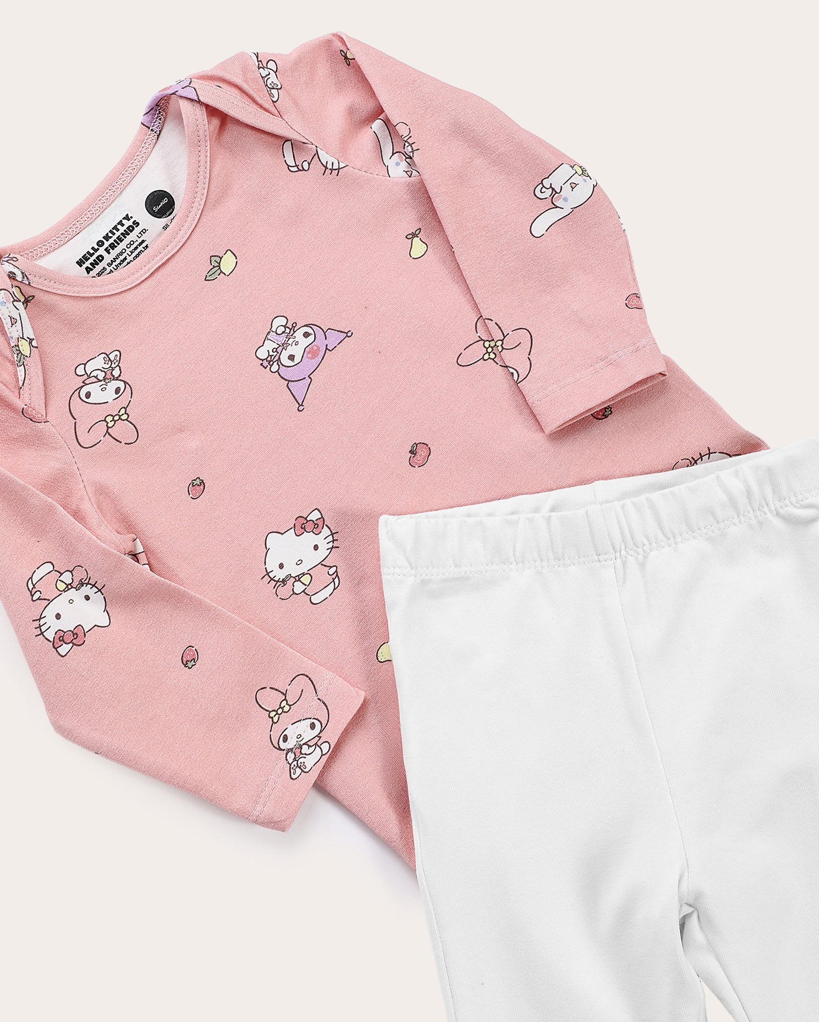 Conjunto longo bebê Hello Kitty e amigos multicor | Sanrio