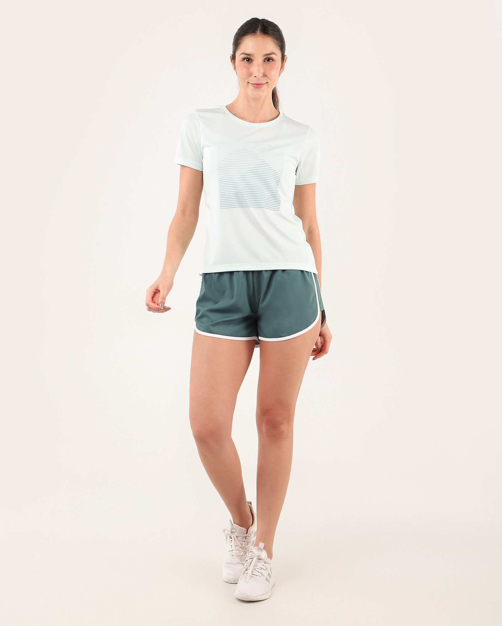 Camiseta esportiva feminina mood aqua verde | BodyWork by Riachuelo