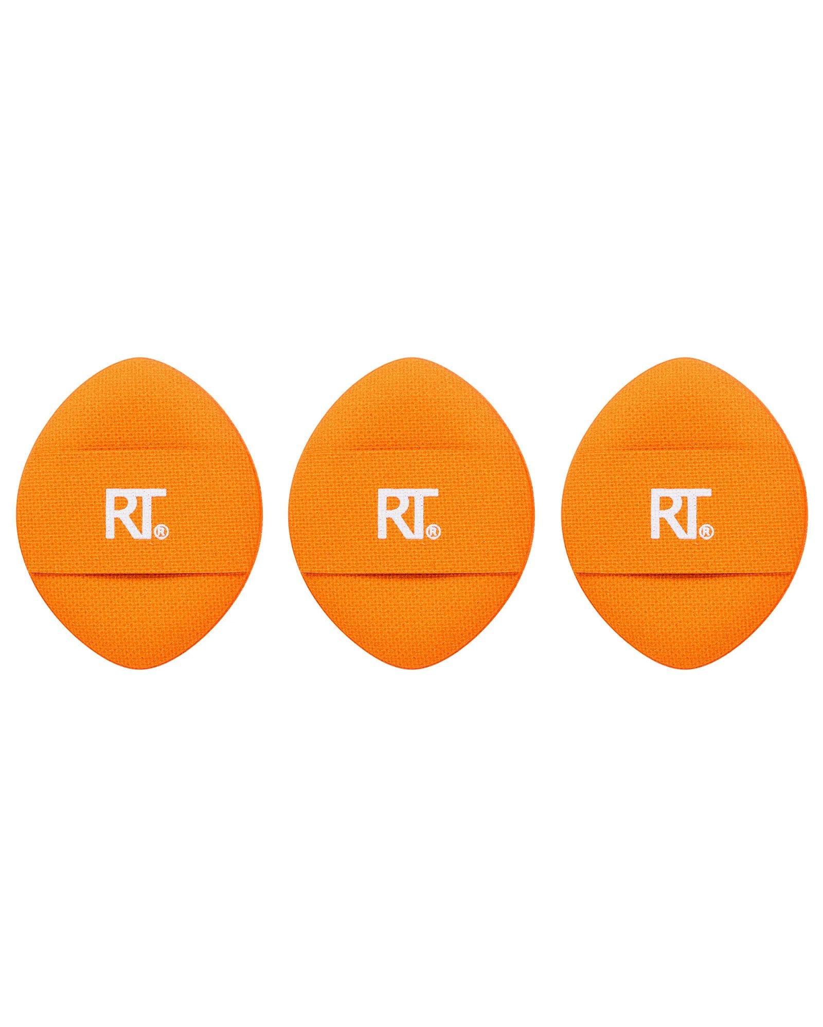 Kit esponja 3 peças mini miracle concealer puff trio laranja | Real Techniques