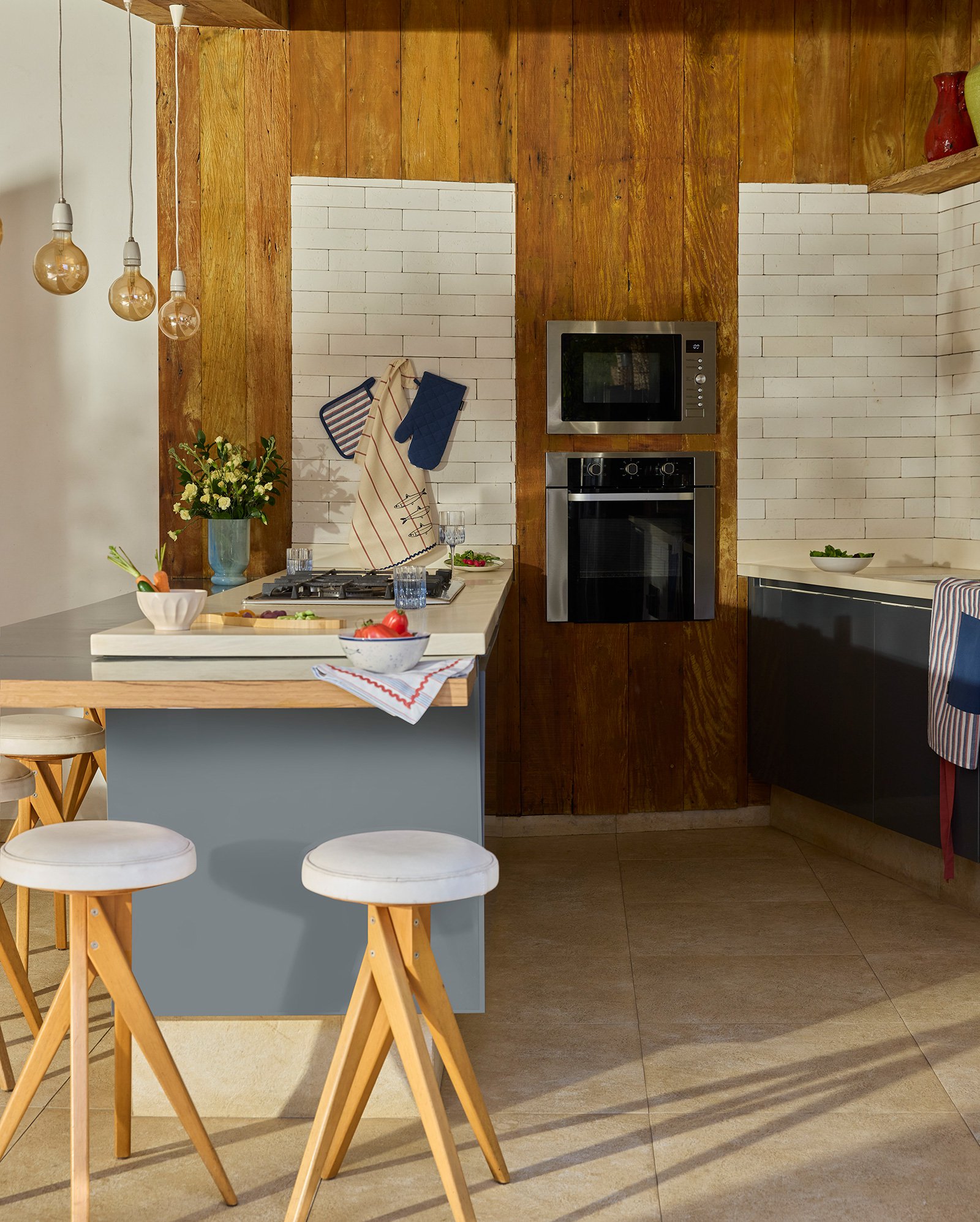 Vaso de vidro Omar 21cm multicor | Casa Riachuelo