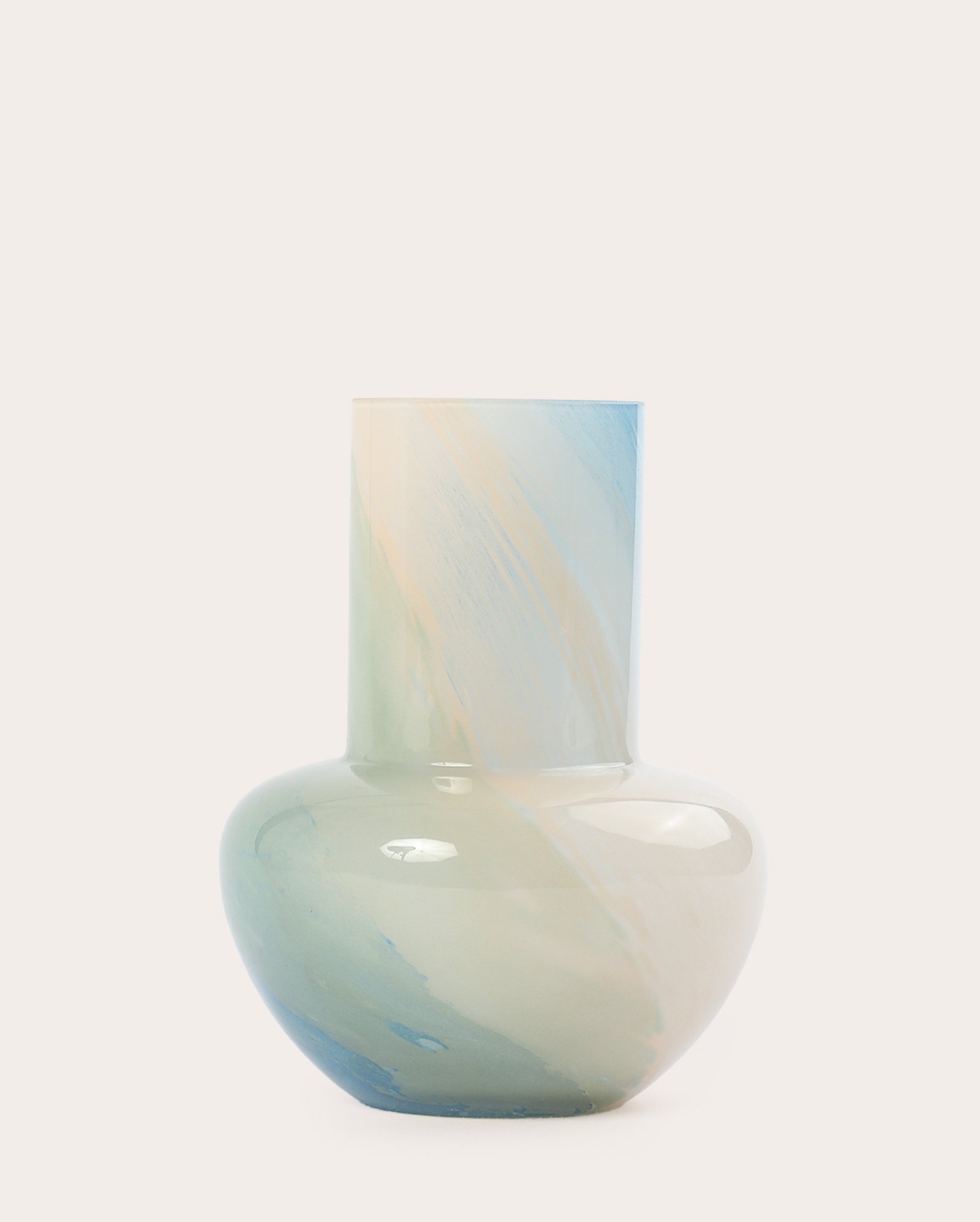 Vaso de vidro Omar 16cm multicor | Casa Riachuelo