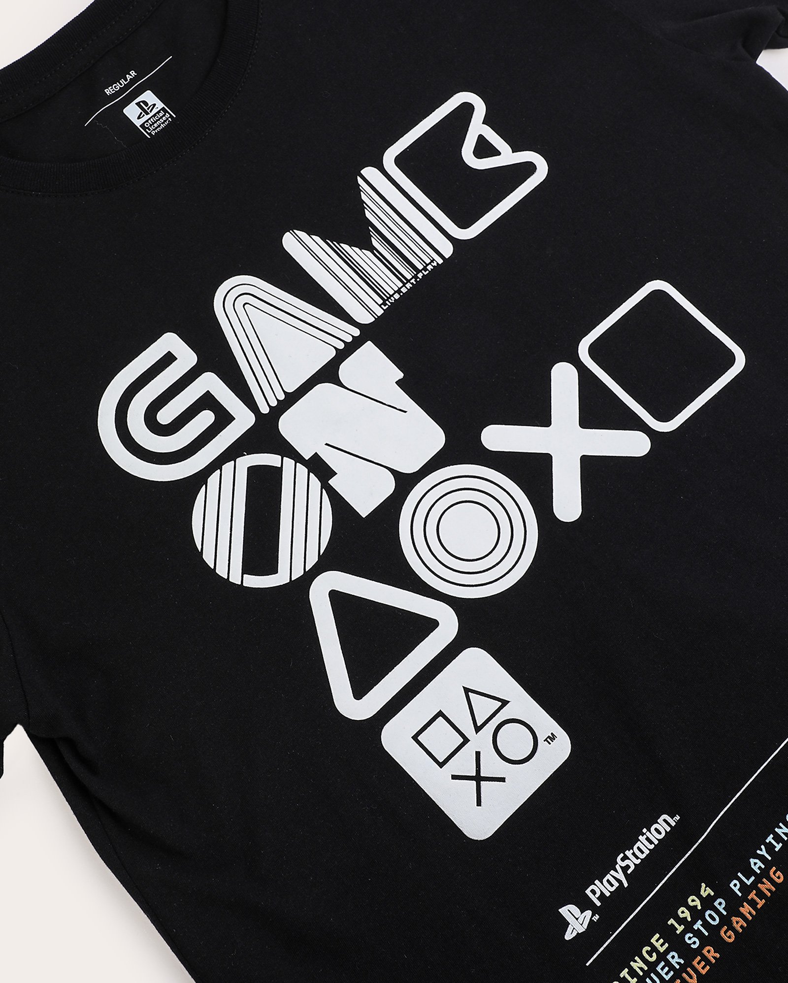 Riachuelo | Camiseta juvenil PlayStation Game On - preta | Sony