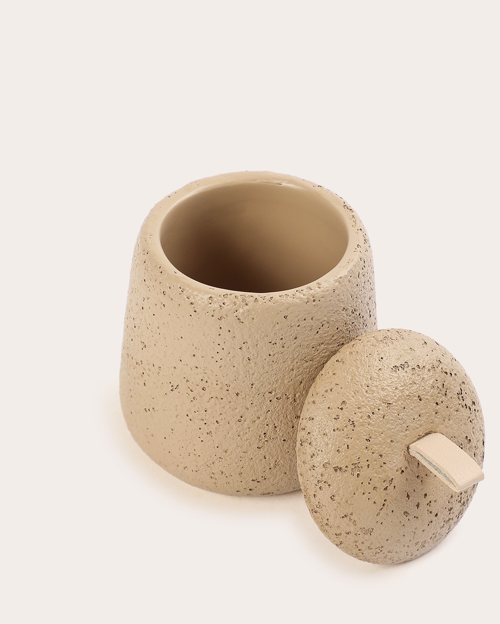 Porta-escova de dentes Osnir 9cm bege | Casa Riachuelo