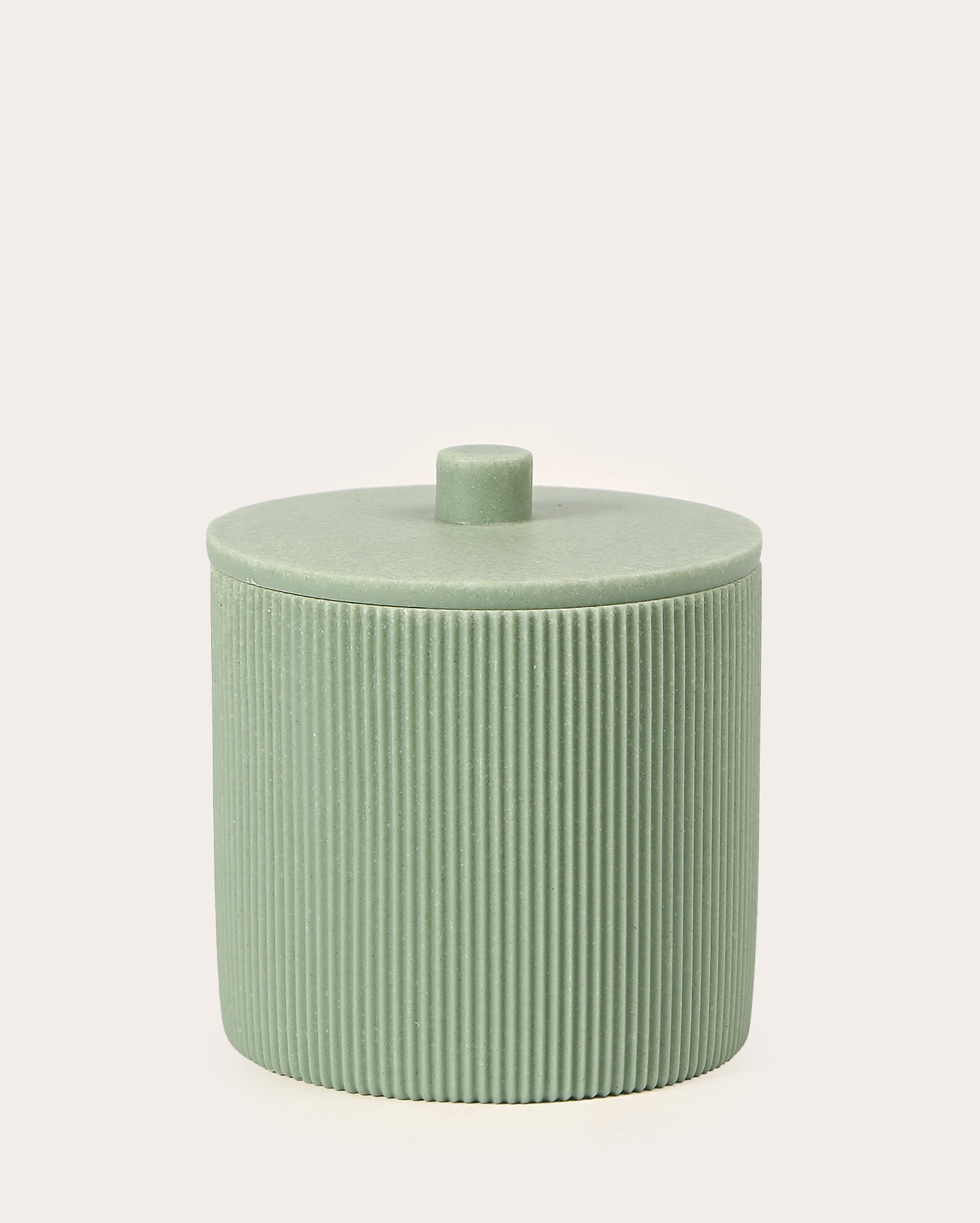 Pote decorativo com tampa Anny verde | Casa Riachuelo