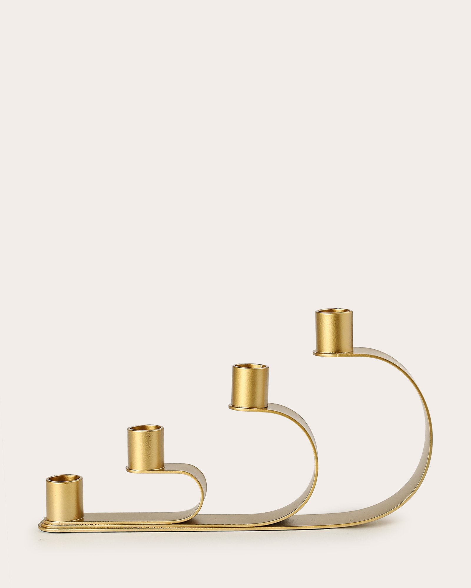 Porta vela castiçal - dourado | Casa Riachuelo