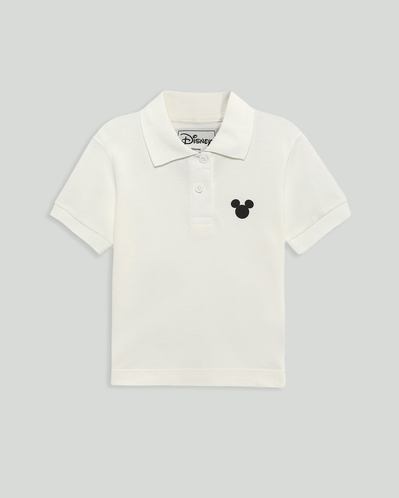 Polo infantojuvenil piquet Disney 2-14A branca | Herchcovitch + Pool