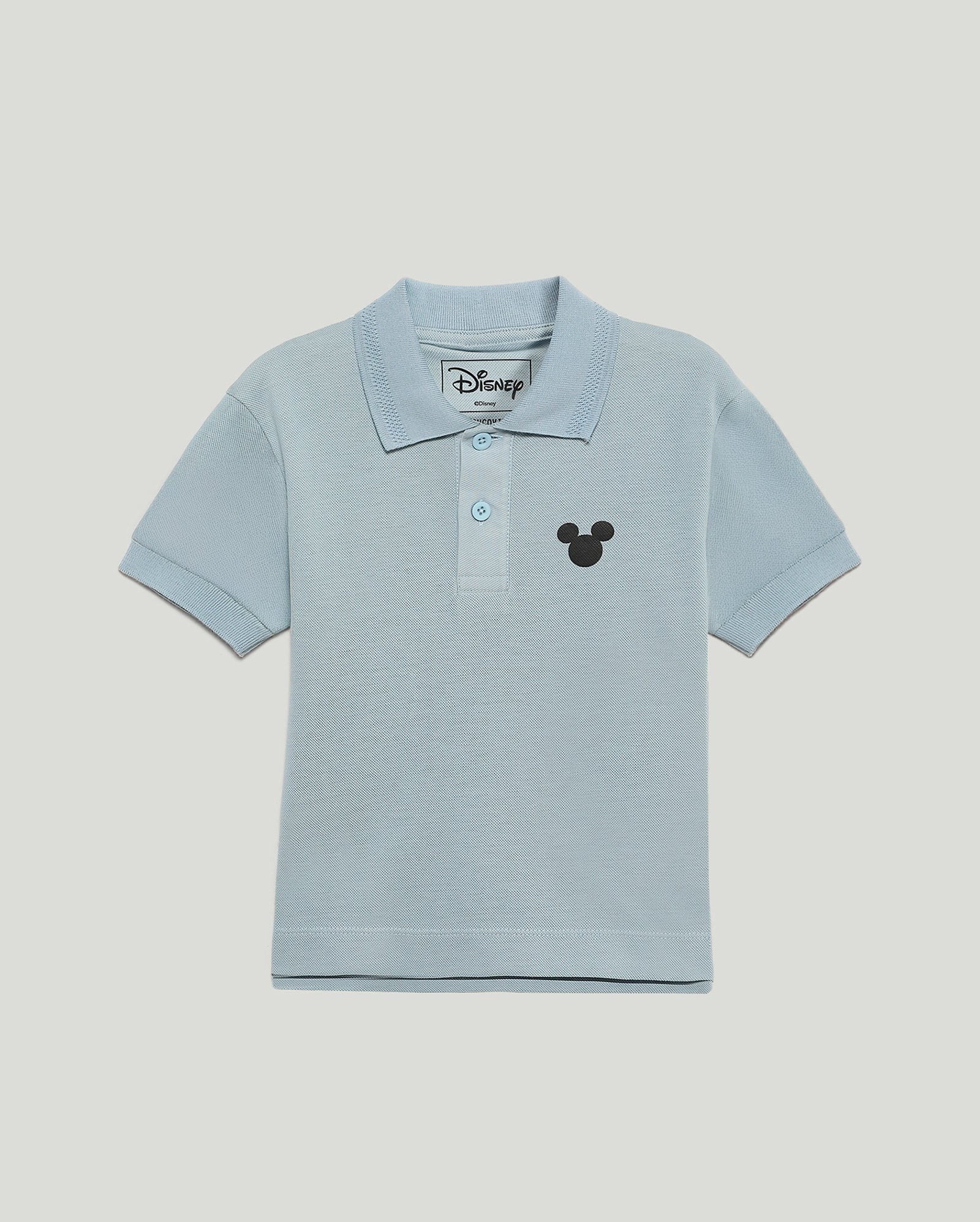 Polo infantojuvenil piquet Disney 2-14A azul | Herchcovitch + Pool
