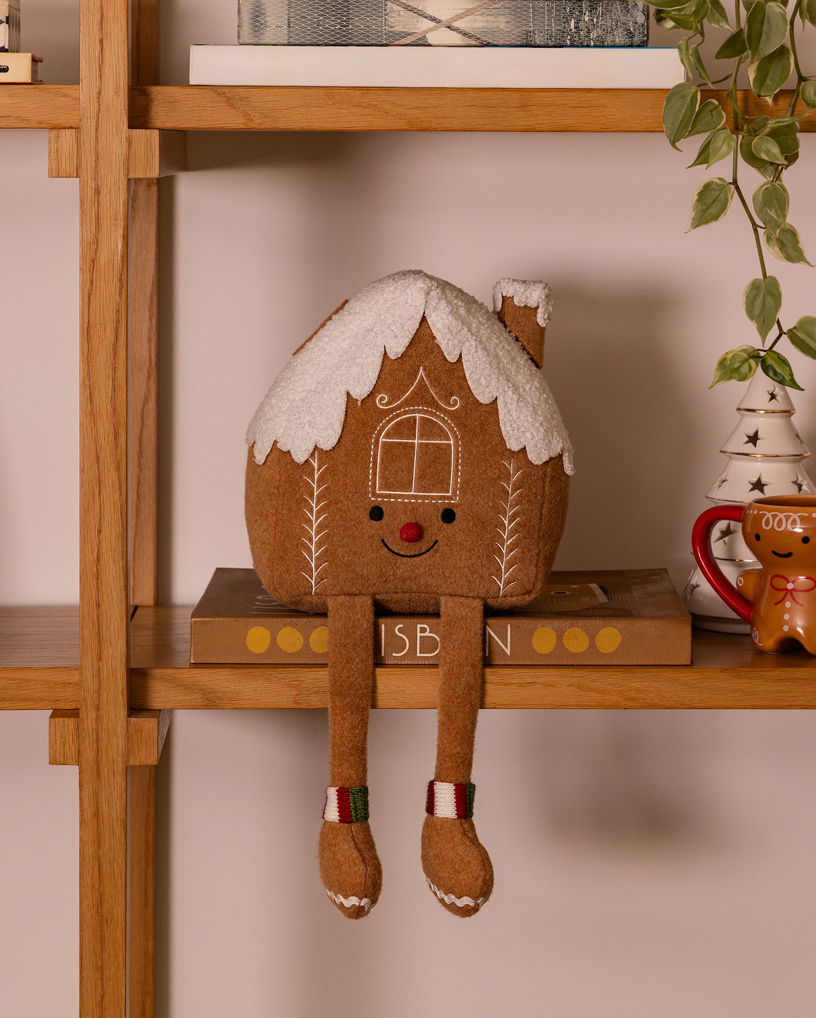 Casinha de gengibre decorativa natalina - marrom | Casa Riachuelo