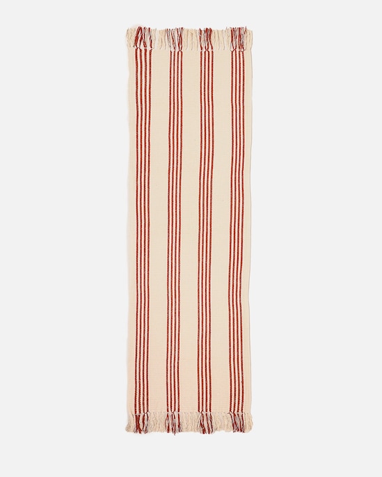 Passadeira retangular 50x140cm listrada bege | Casa Riachuelo
