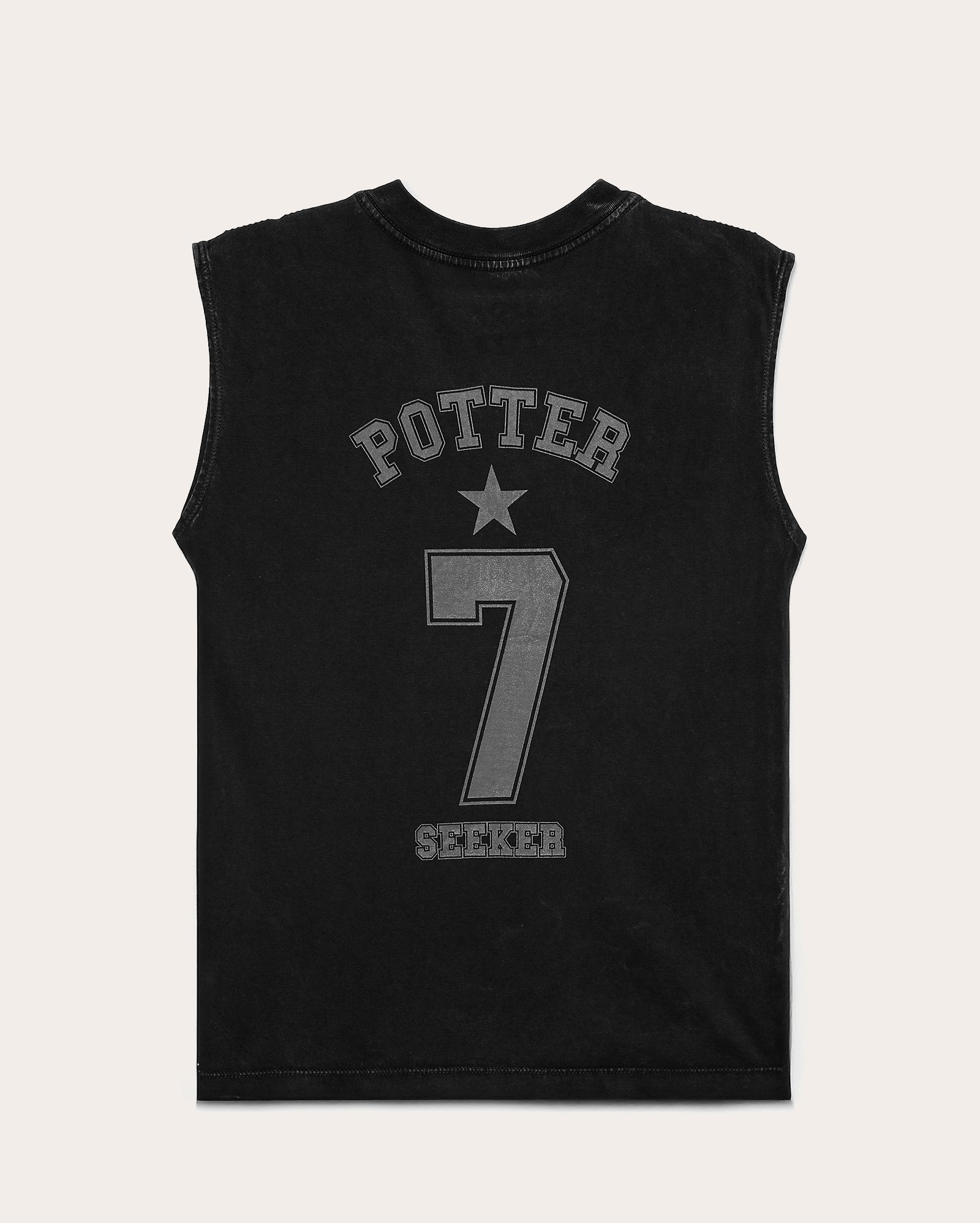Regata juvenil oversized Potter estonada preta | DC Comics
