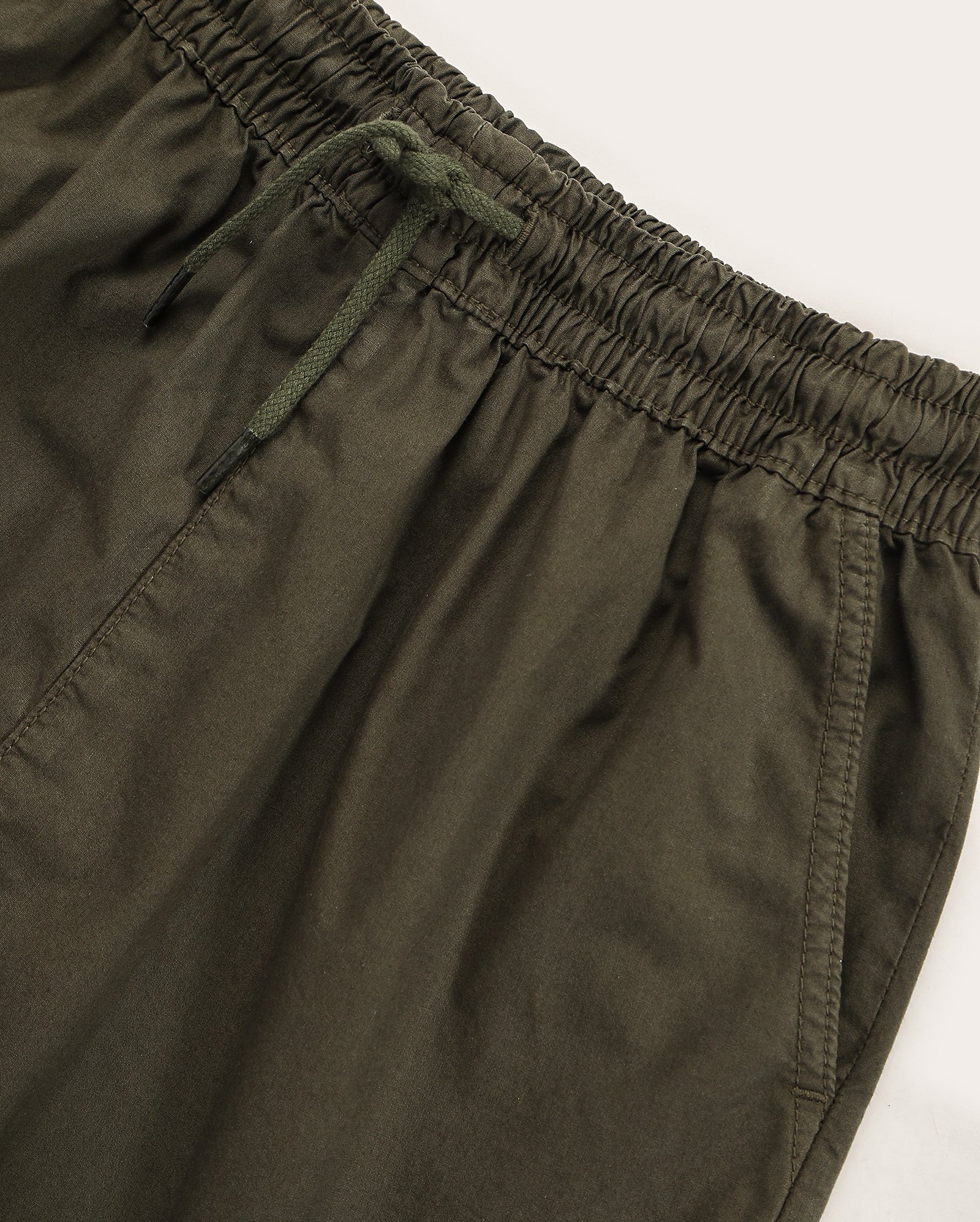 Bermuda sarja juvenil reta bordado âncora verde | Pool Jeans
