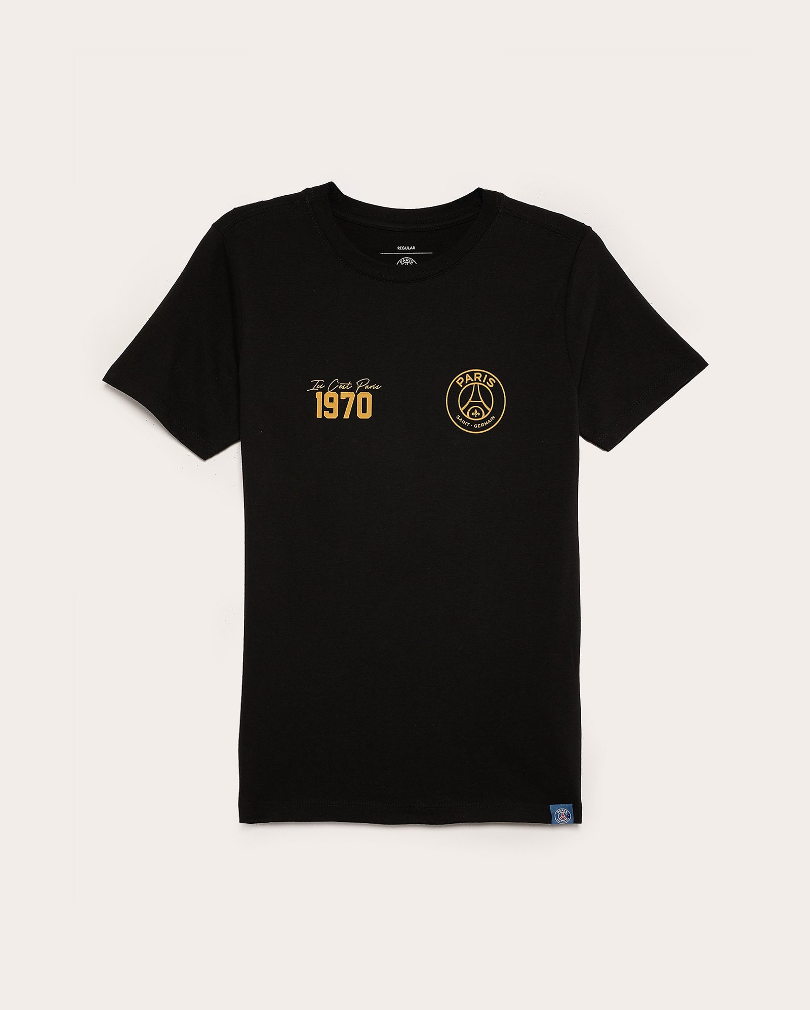 Camiseta juvenil futebol Paris Saint-Germain - preta