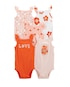 Kit body bebê 5 peças com babados multicor | Carter's