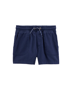 Bermuda infantil relaxed com amarração azul | Carter's