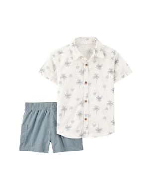 Conjunto curto infantil 2 peças coqueiros multicor | Carter's