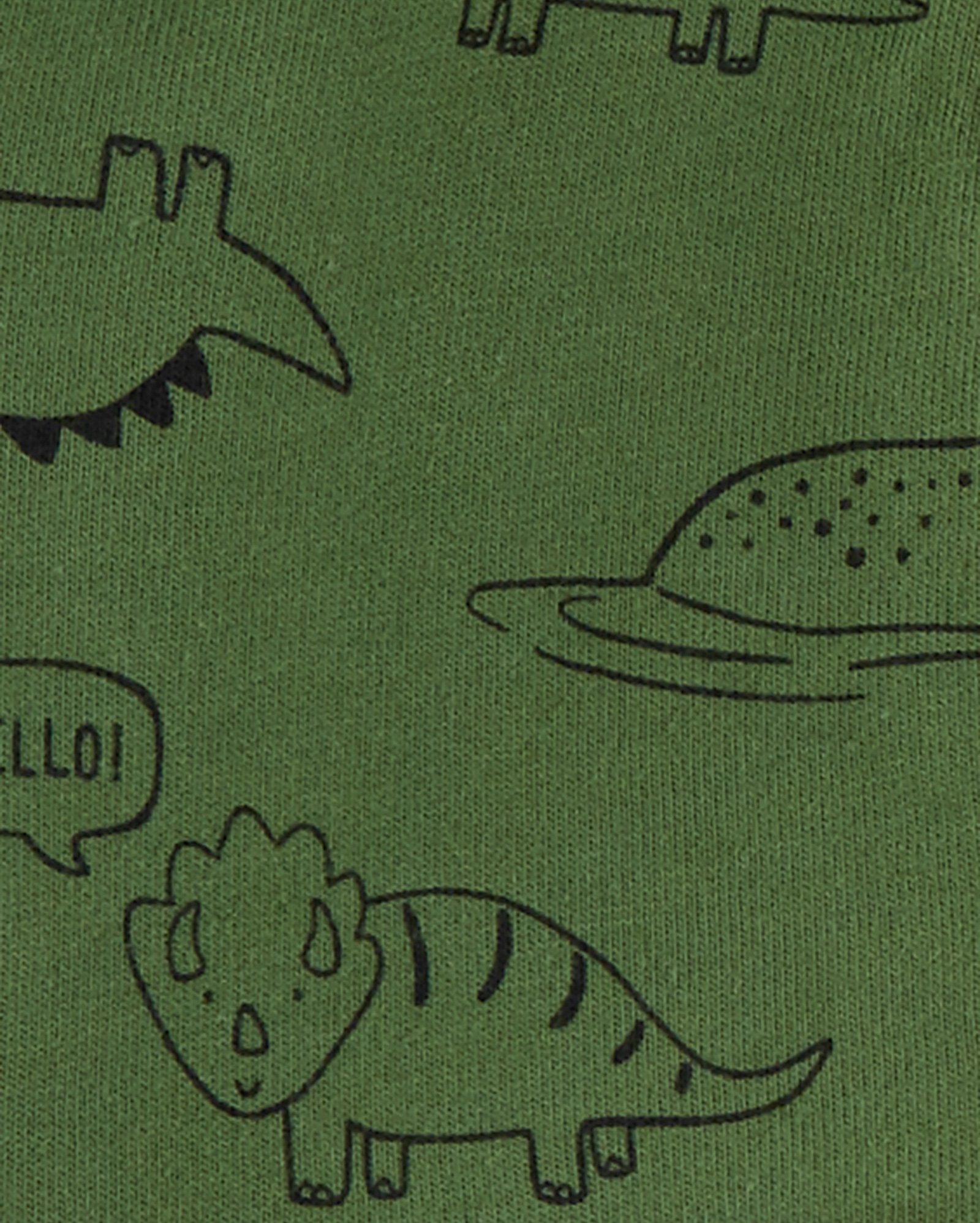 Conjunto longo bebê 3 peças dinossauro multicor | Carter's