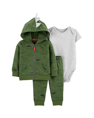 Conjunto longo bebê 3 peças dinossauro multicor | Carter's