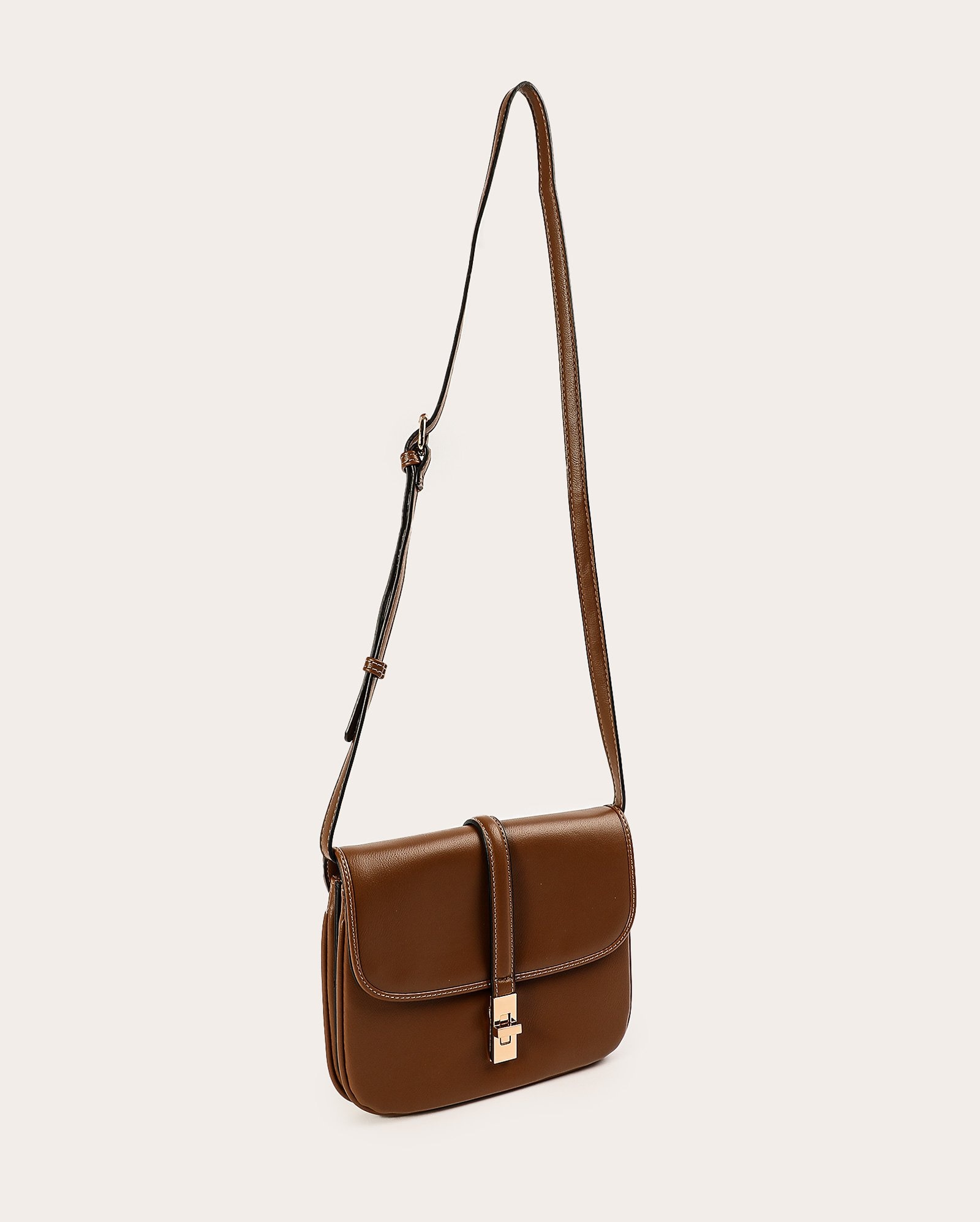 Bolsa feminina P crossbody envelope marrom | Accessori