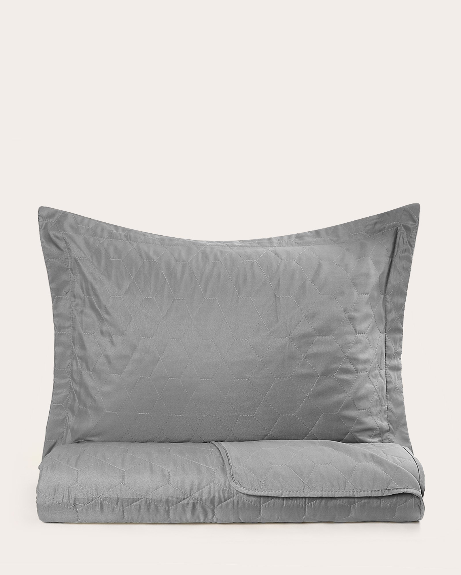 Kit colcha peças Boutis - SOLTEIRO Cinza | Casa Riachuelo
