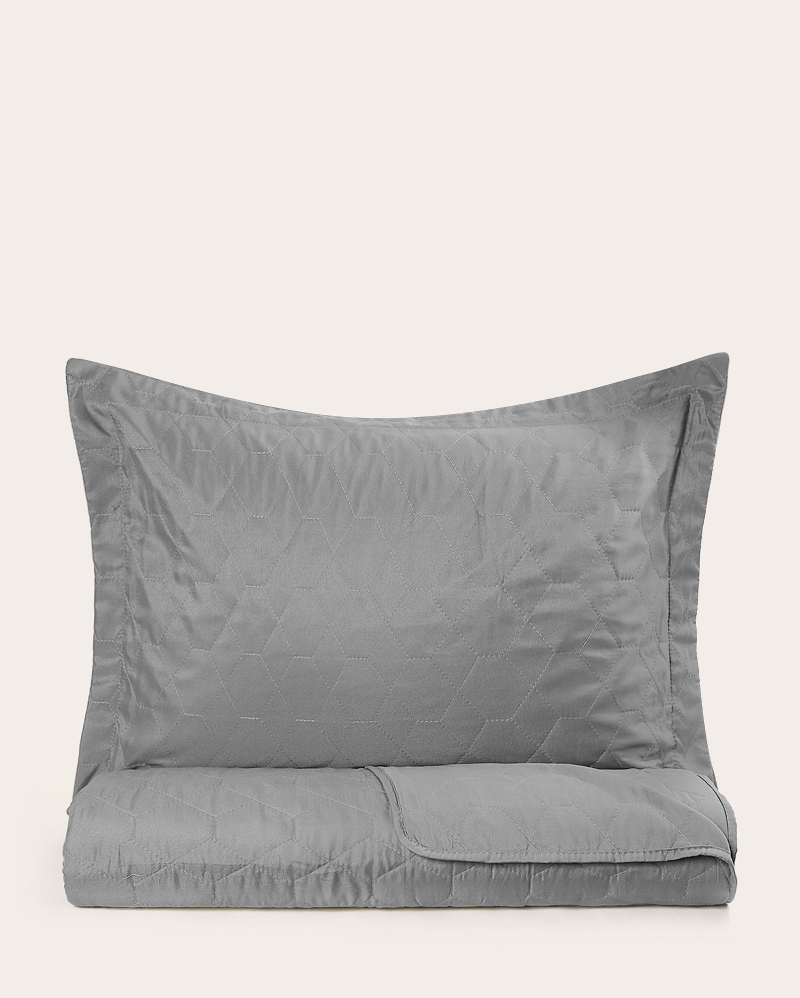Kit colcha peças Boutis - SOLTEIRO Cinza | Casa Riachuelo