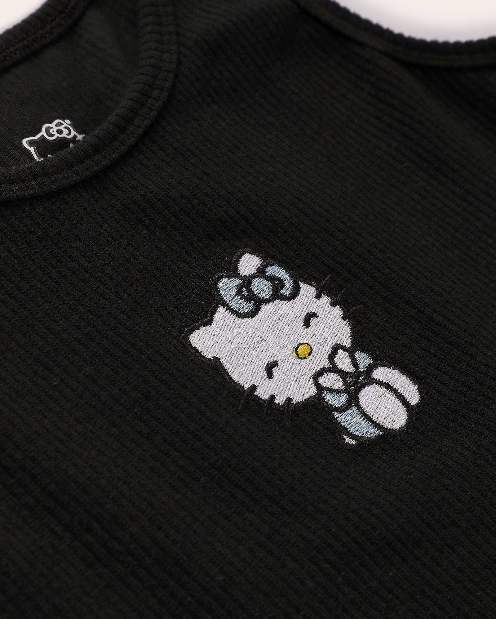 Vestido curto infantil Hello Kitty balone preto | Sanrio — foto 3
