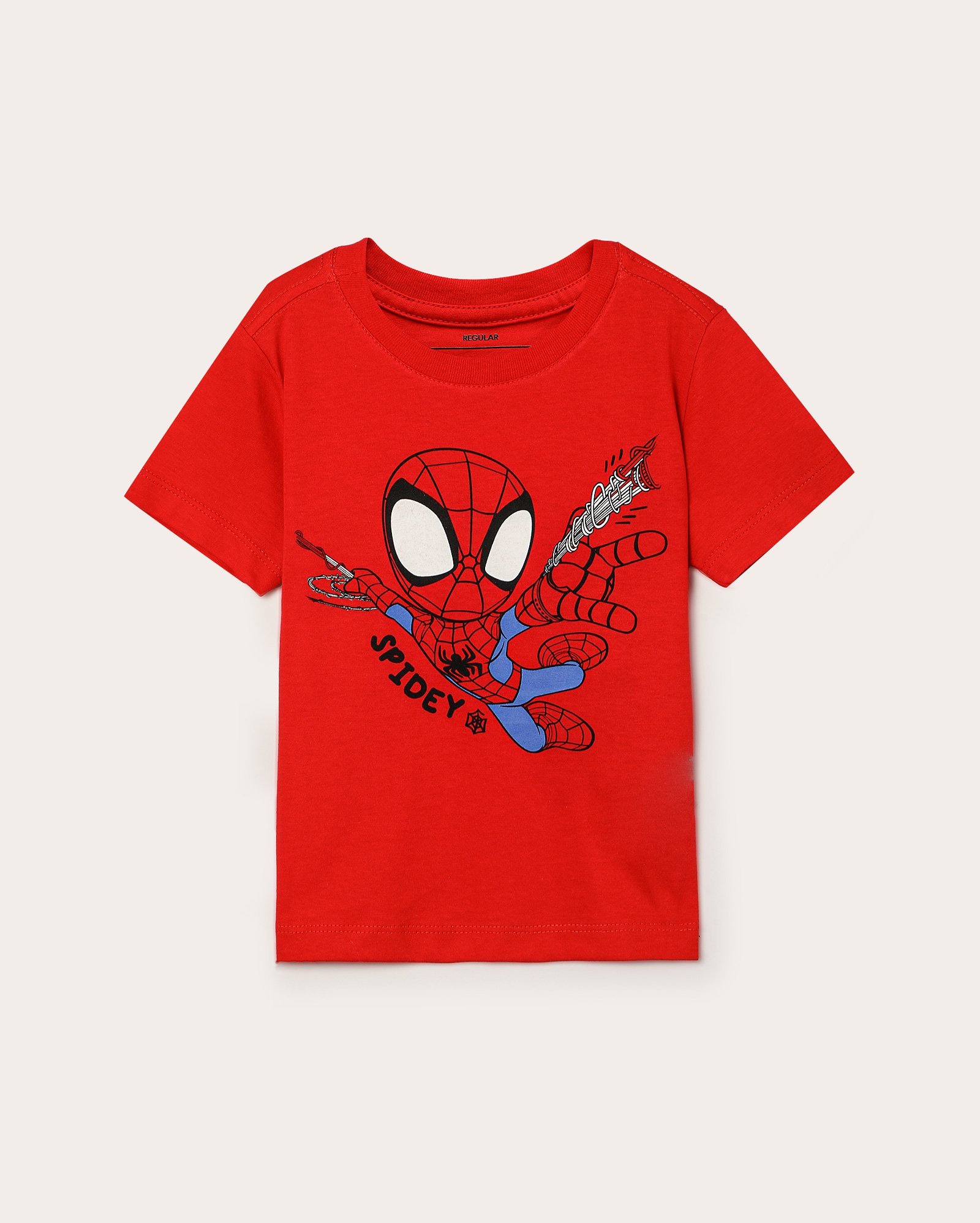 Camiseta infantil regular Homem-Aranha 1-4A vermelha | Marvel
