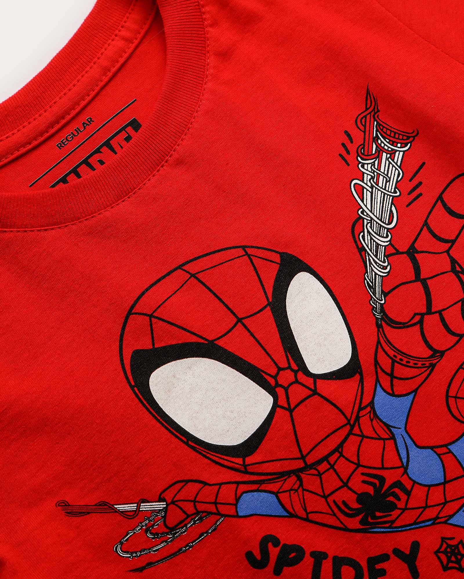 Camiseta infantil regular Homem-Aranha 1-4A vermelha | Marvel
