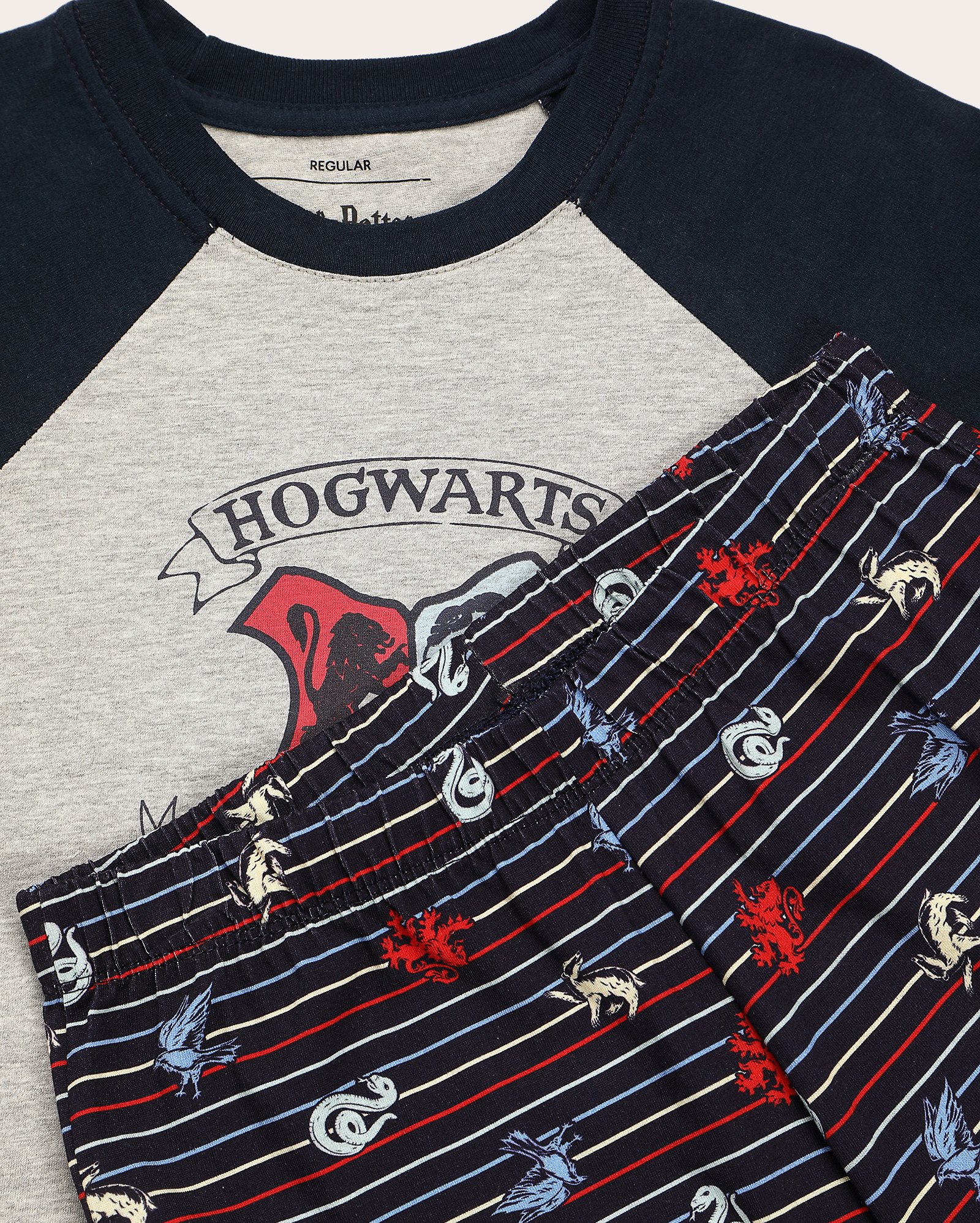 Pijama curto infantojuvenil Harry Potter 6-14A multicor