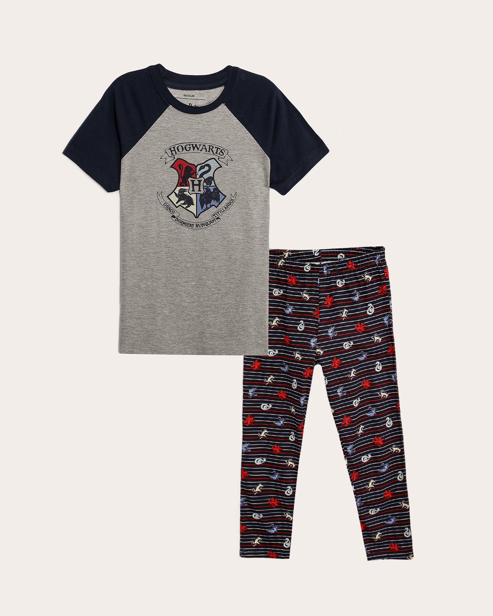 Pijama curto infantojuvenil Harry Potter 6-14A multicor