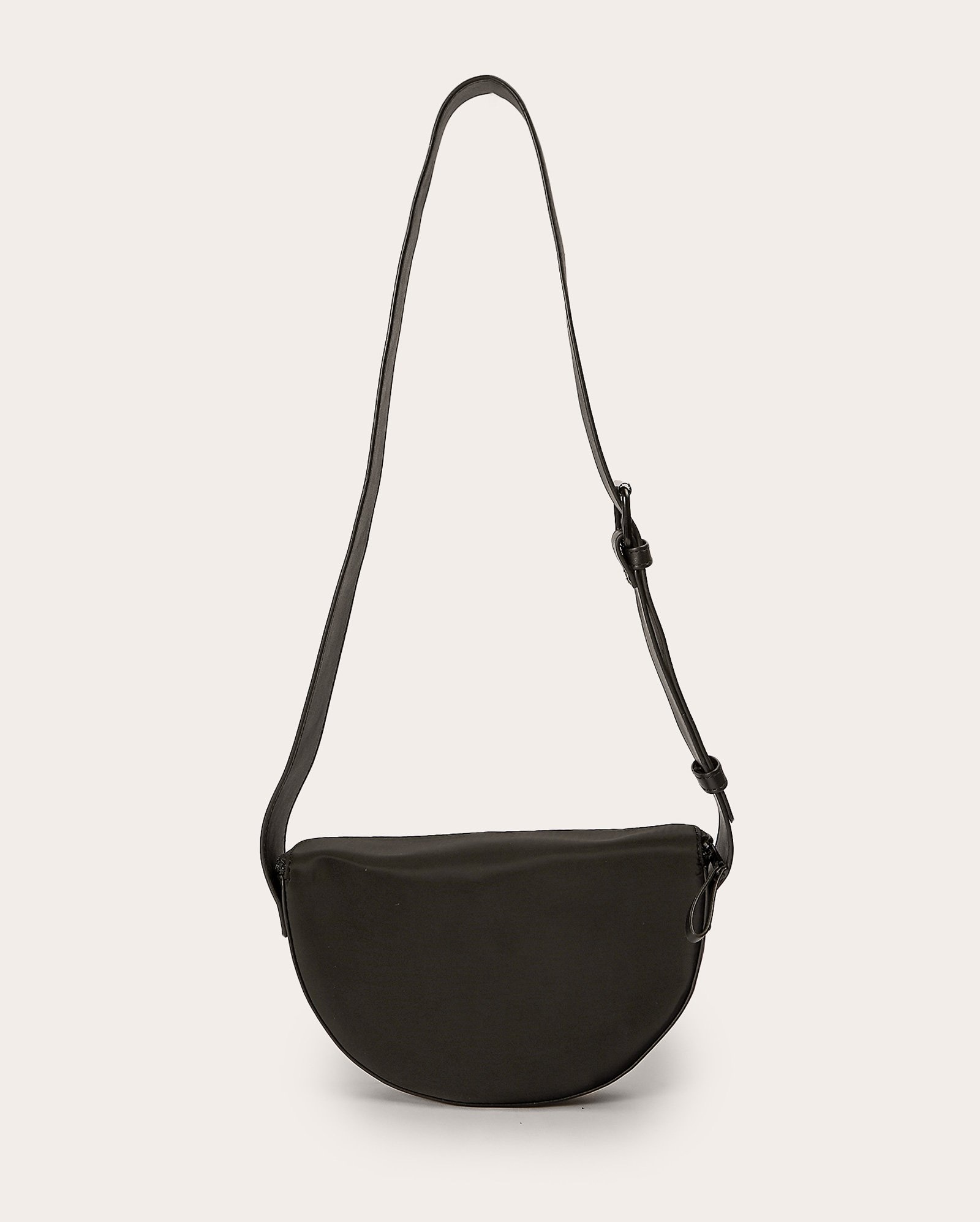 Bolsa masculina transversal alça fivela preta