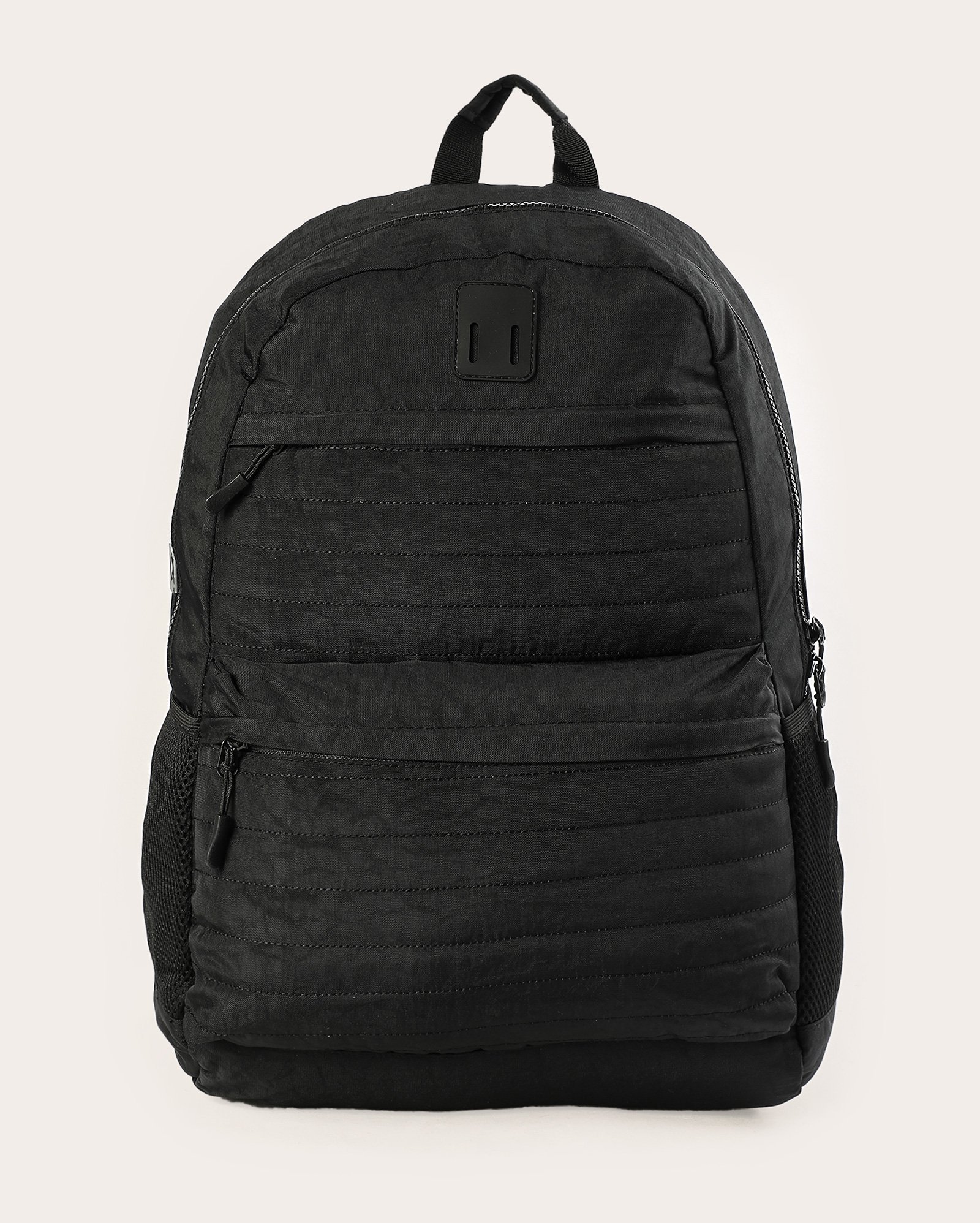 Mochila masculina 2 bolsos matelada - Preto | Clio Style
