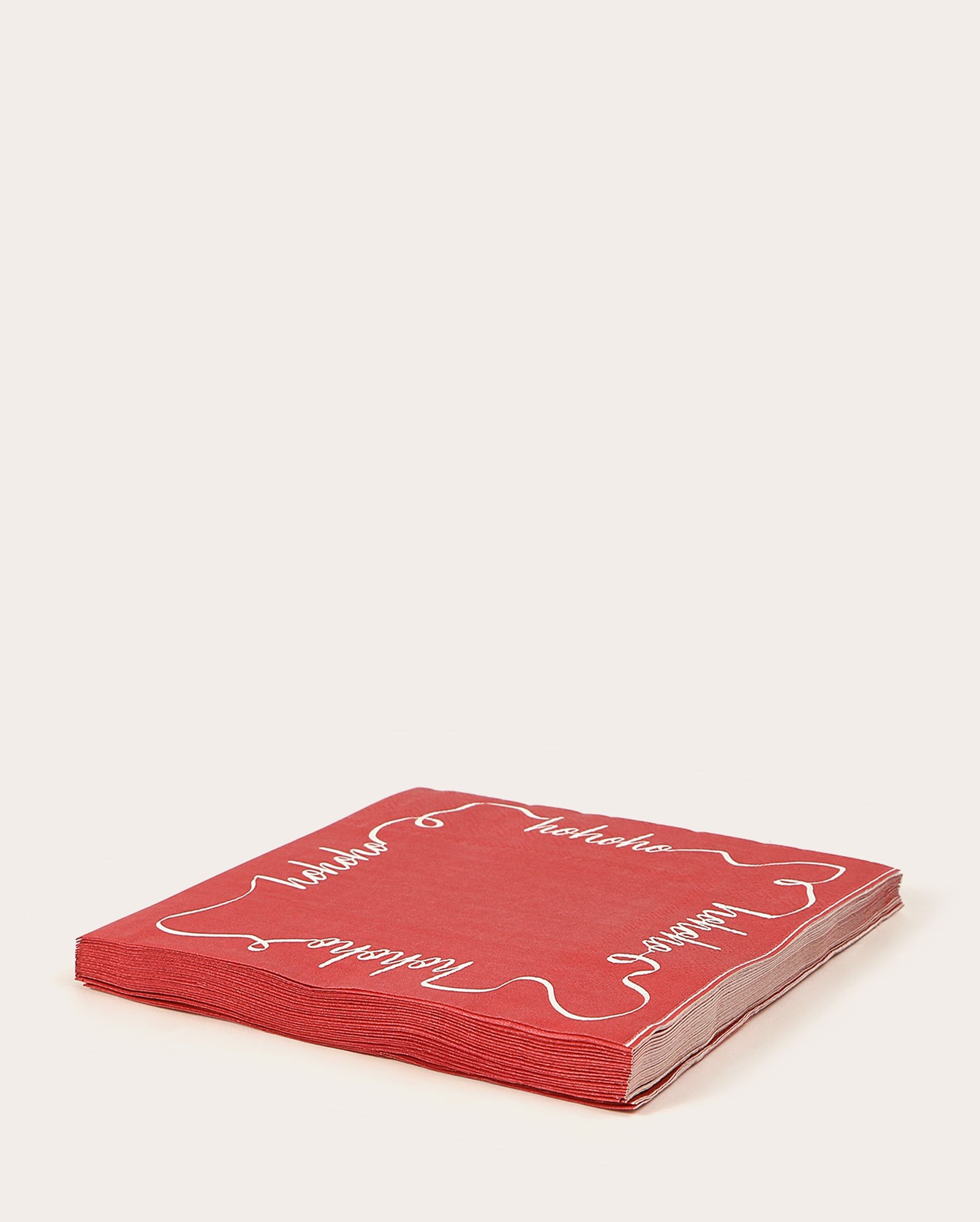 Kit guardanapos de papel 20 unidades hohoho vermelho | Casa Riachuelo