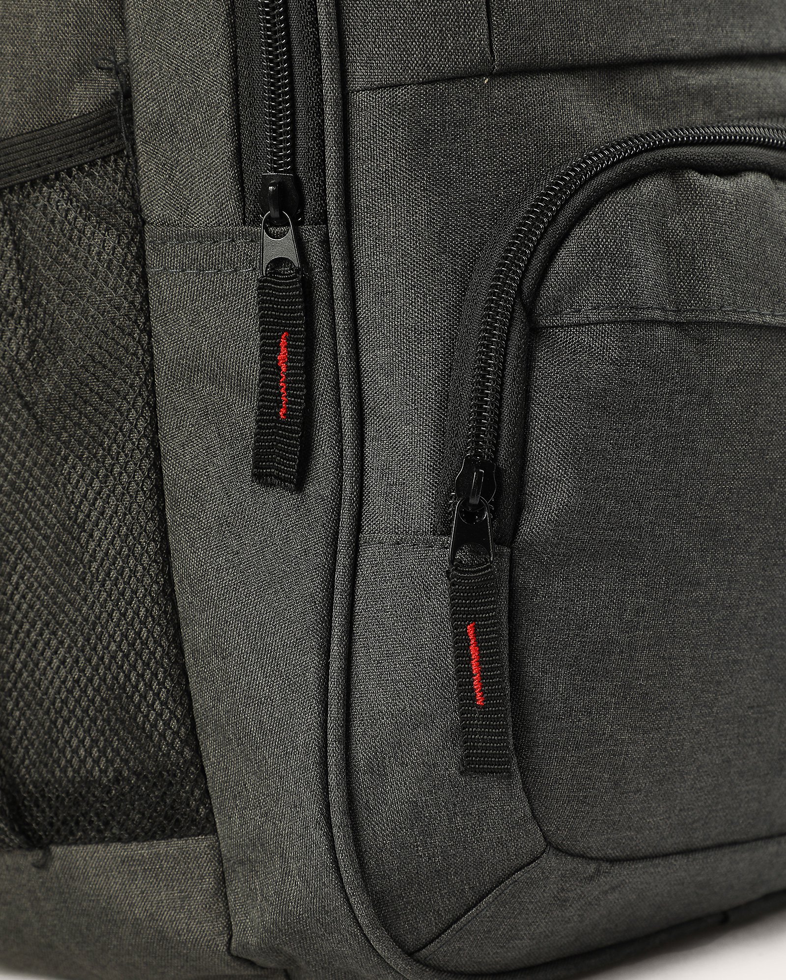 Mochila masculina mescla com bolso frontal - cinza | Clio Style