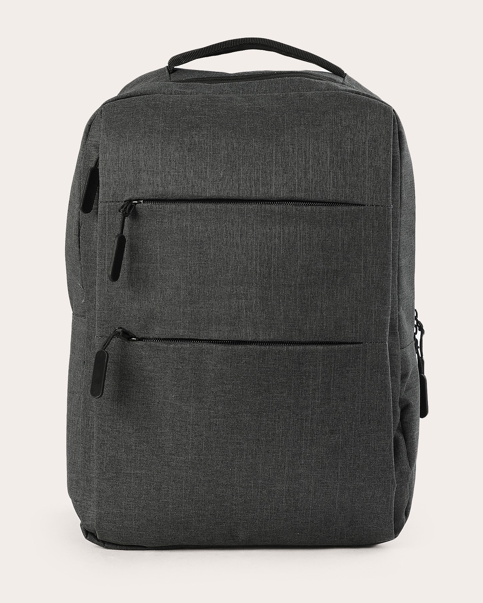 Mochila masculina 2 bolsos mescla - cinza | Clio Style