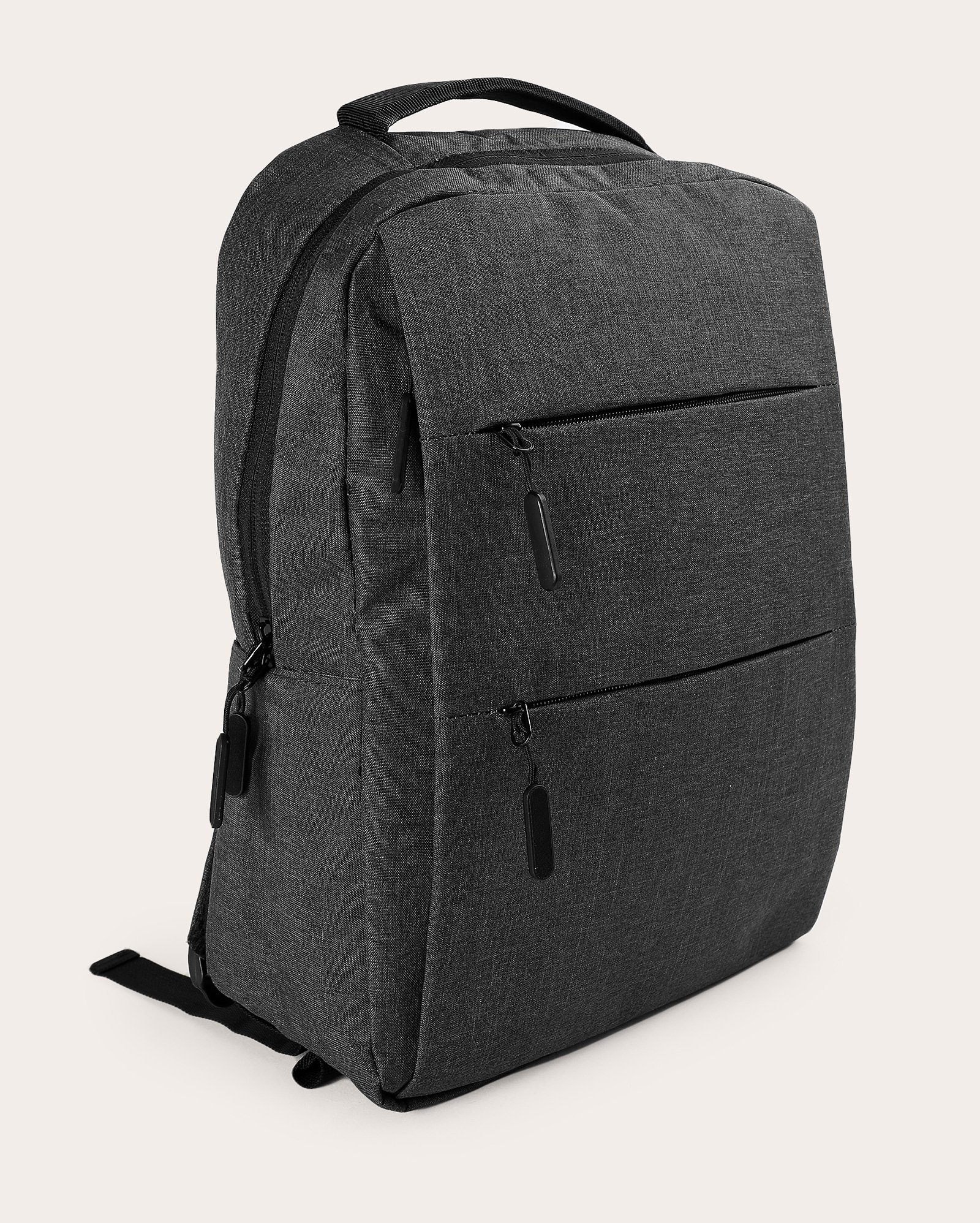 Mochila masculina 2 bolsos mescla - cinza | Clio Style