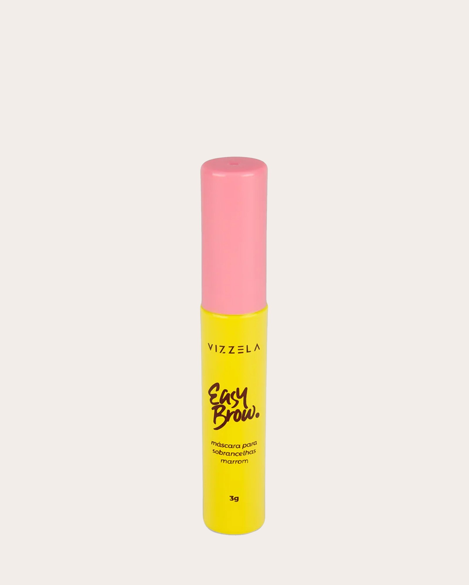 Gel de sobrancelha Easy Brow marrom 3g | Vizzela Cosméticos
