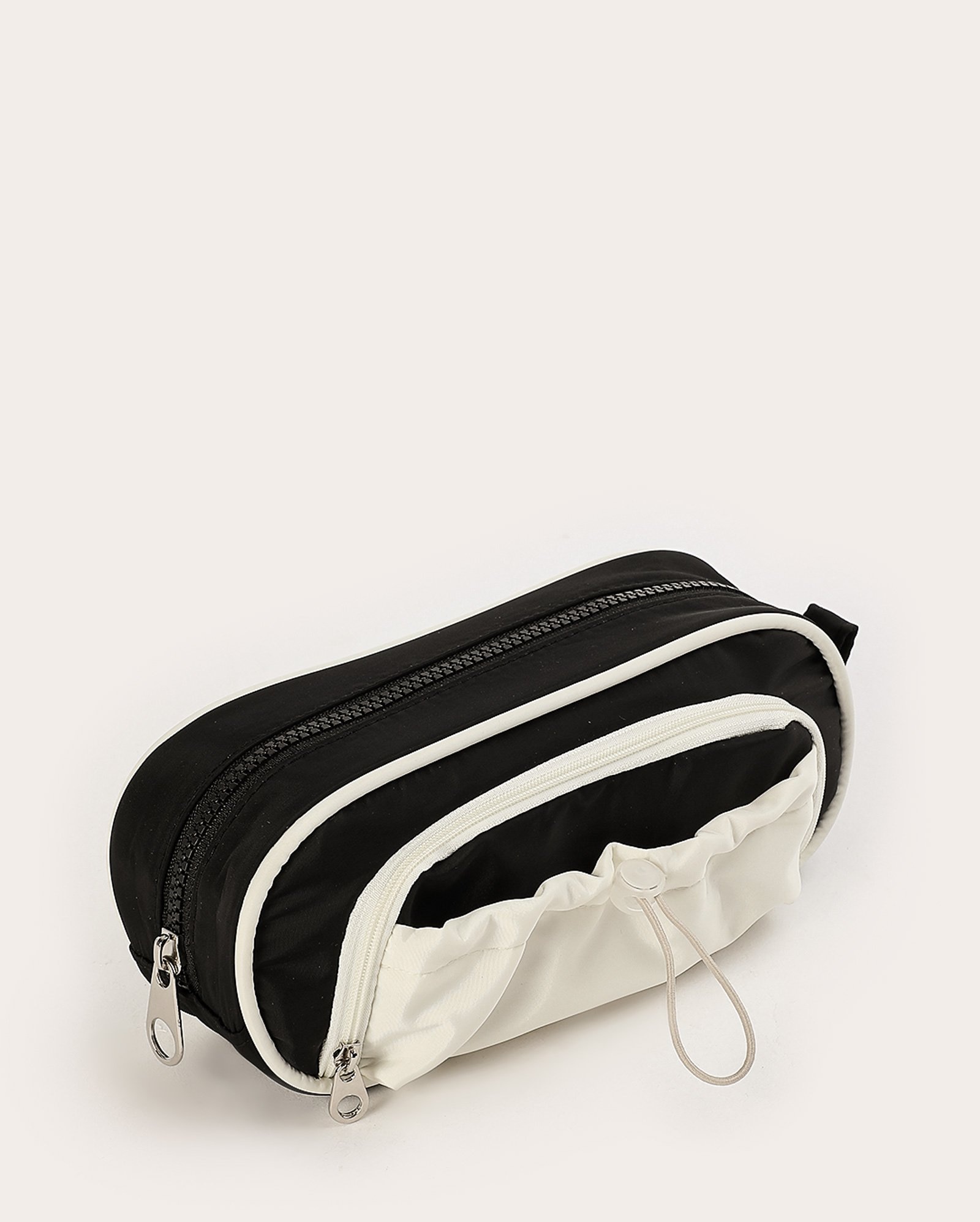 Estojo escolar feminino Duplo compartimento - Preto | Clio Style