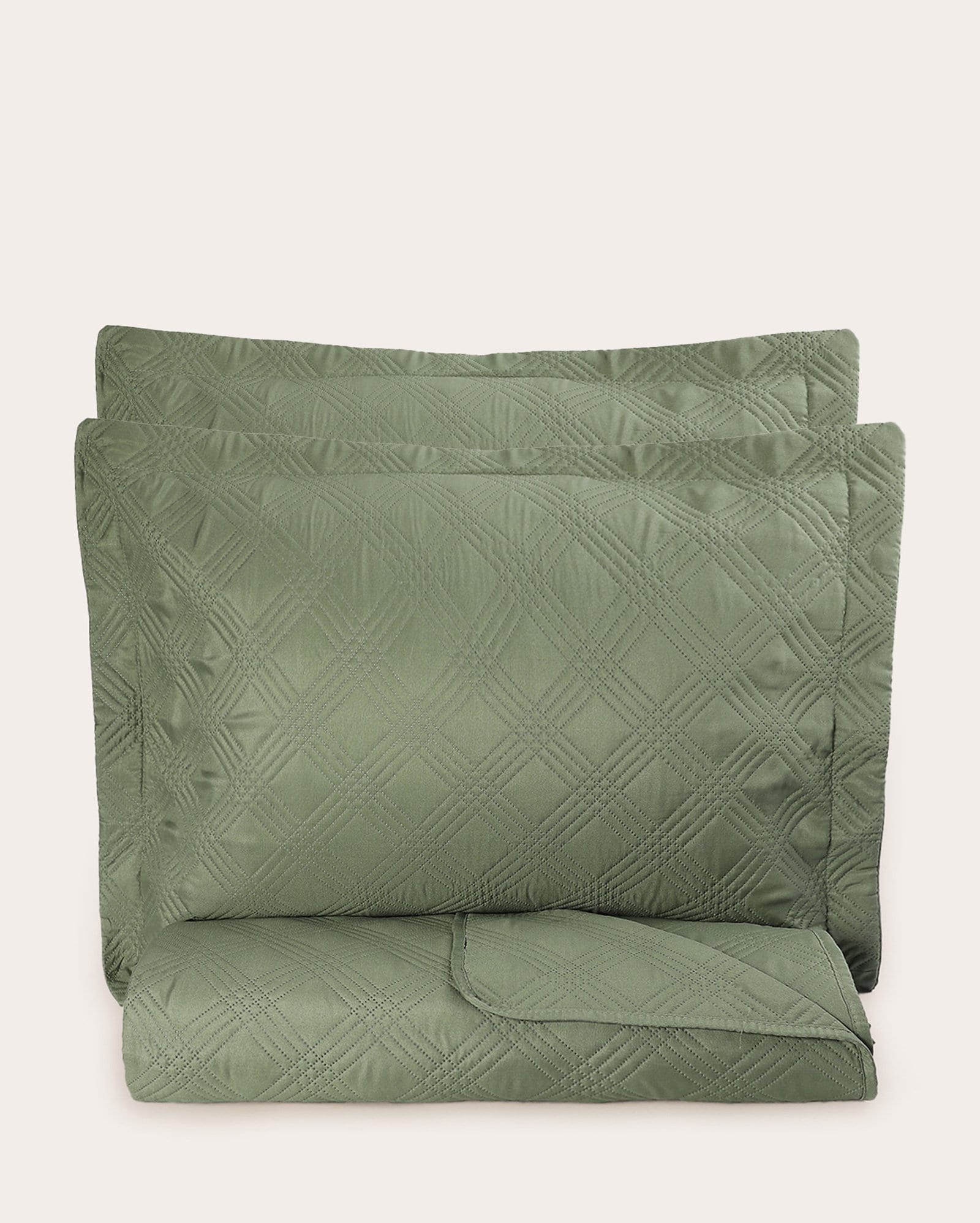 Kit colcha Boutis dupla face - CASAL Verde Escuro | Casa Riachuelo