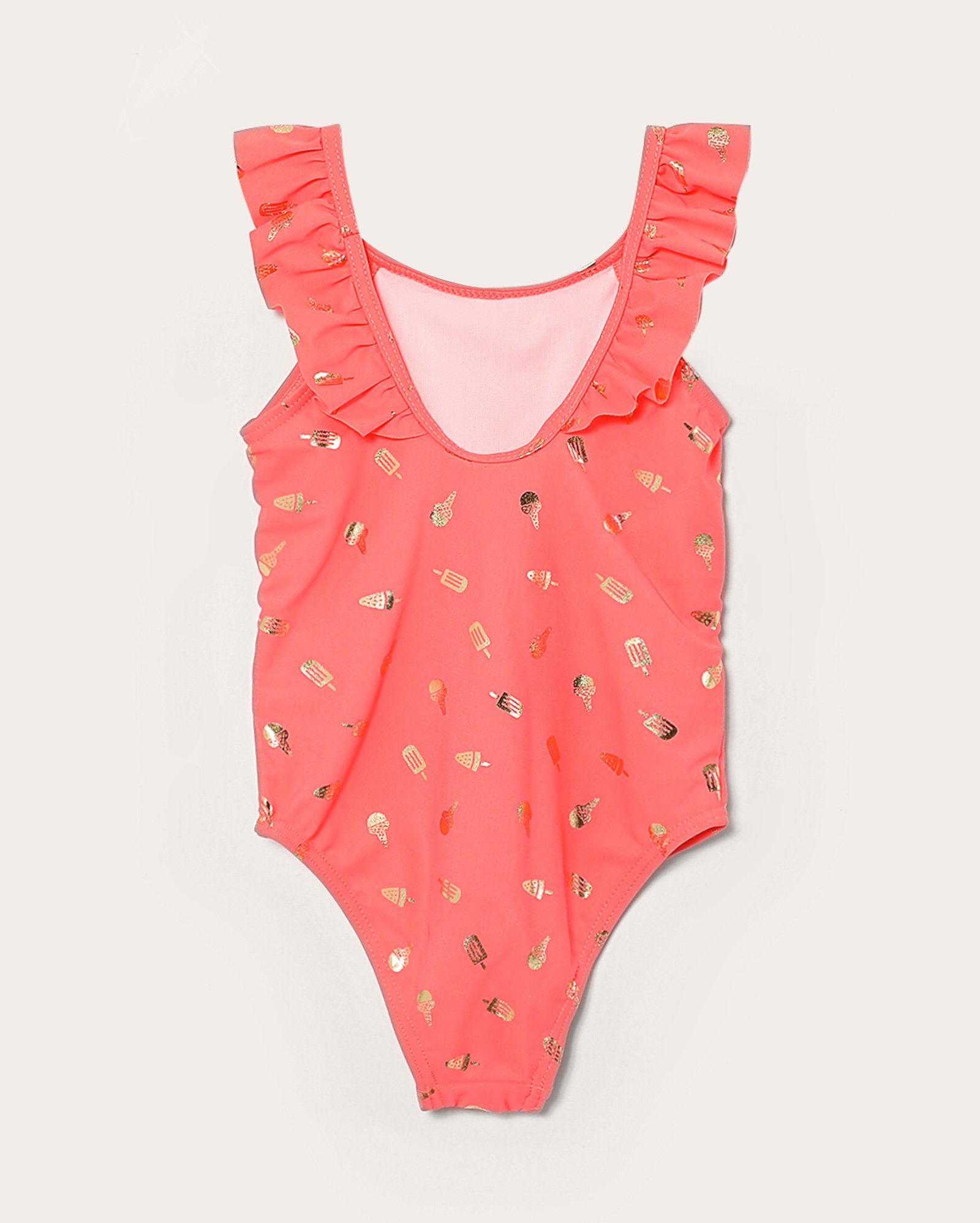 Maiô infantil sorvete metalizado 1-4A laranja | Accessori