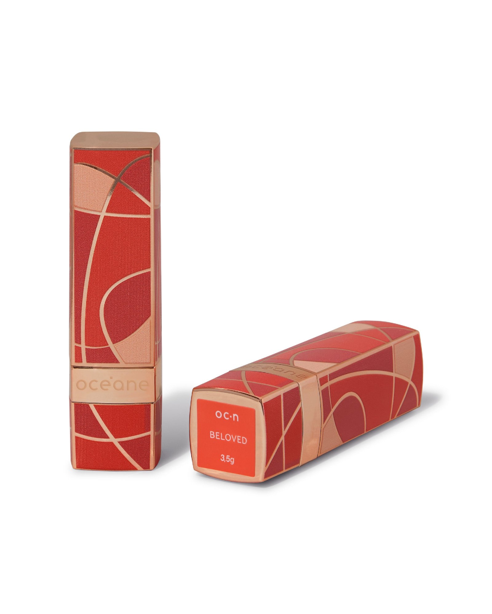 Batom semi-matte Capri lipstick beloved 3,5g vinho | Océane