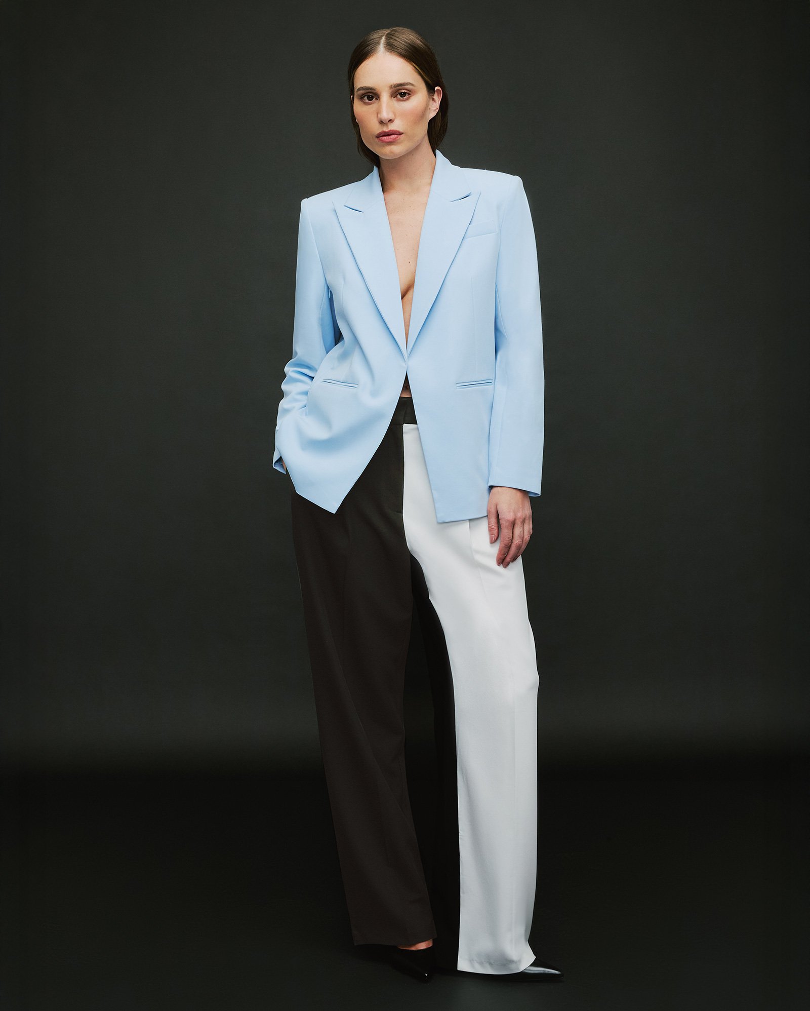 Blazer feminino Riga capa - Azul Claro | GIULLIÈR + RCHLO