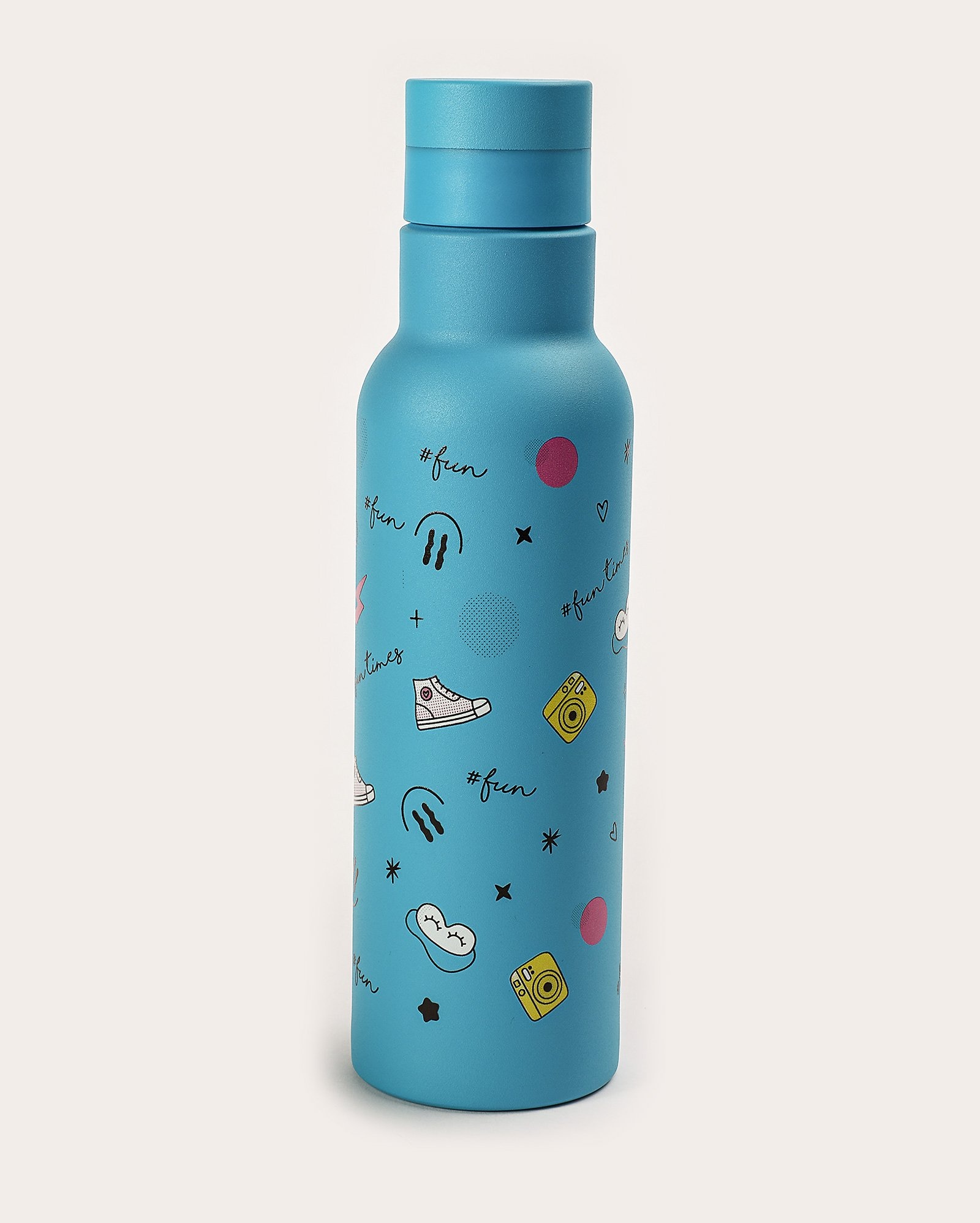 Garrafa squeeze de aço inoxidável Luluca 500ml - Azul Claro | Semax