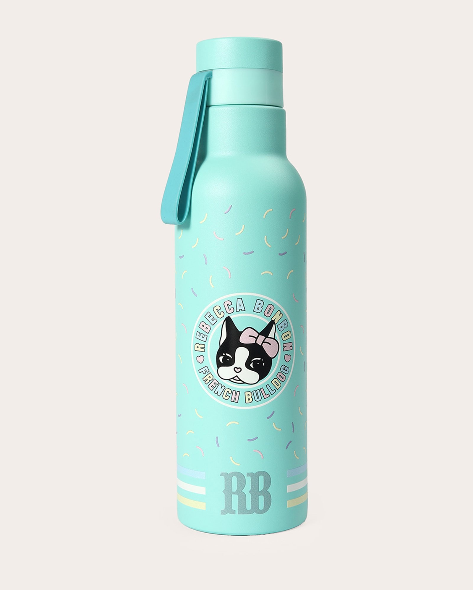 Garrafa squeeze infantil térmica RB 500ml - Verde Água | Rebecca Bonbon