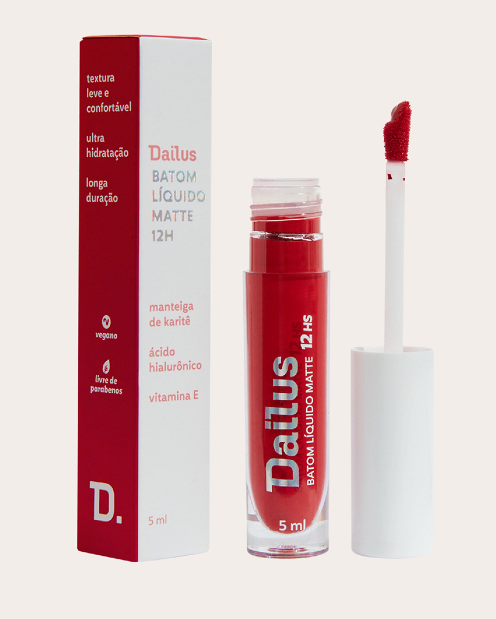 Batom líquido matte 12h cor ballet 5ml | Dailus