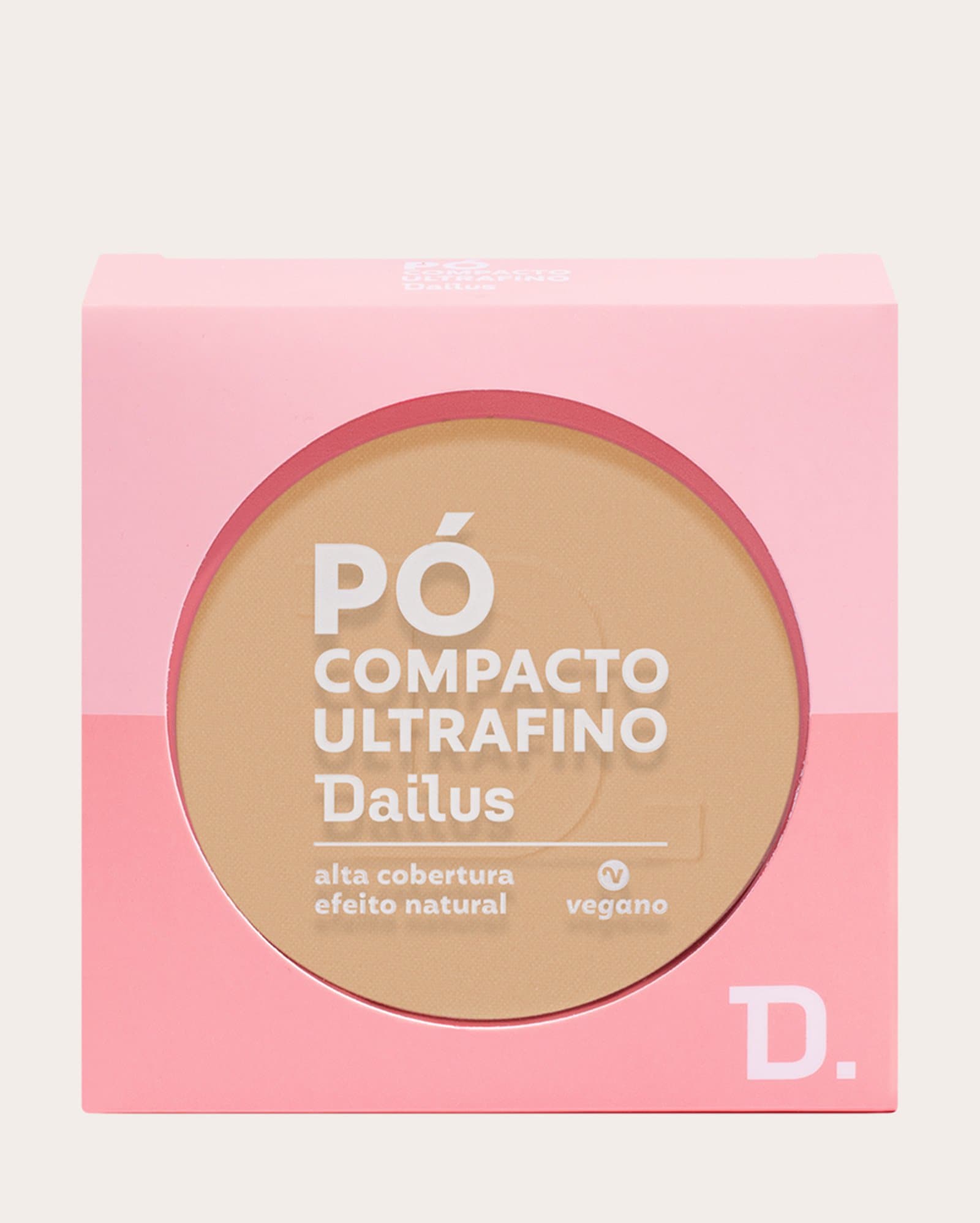 Pó compacto ultrafino cor D5 médio 10g | Dailus