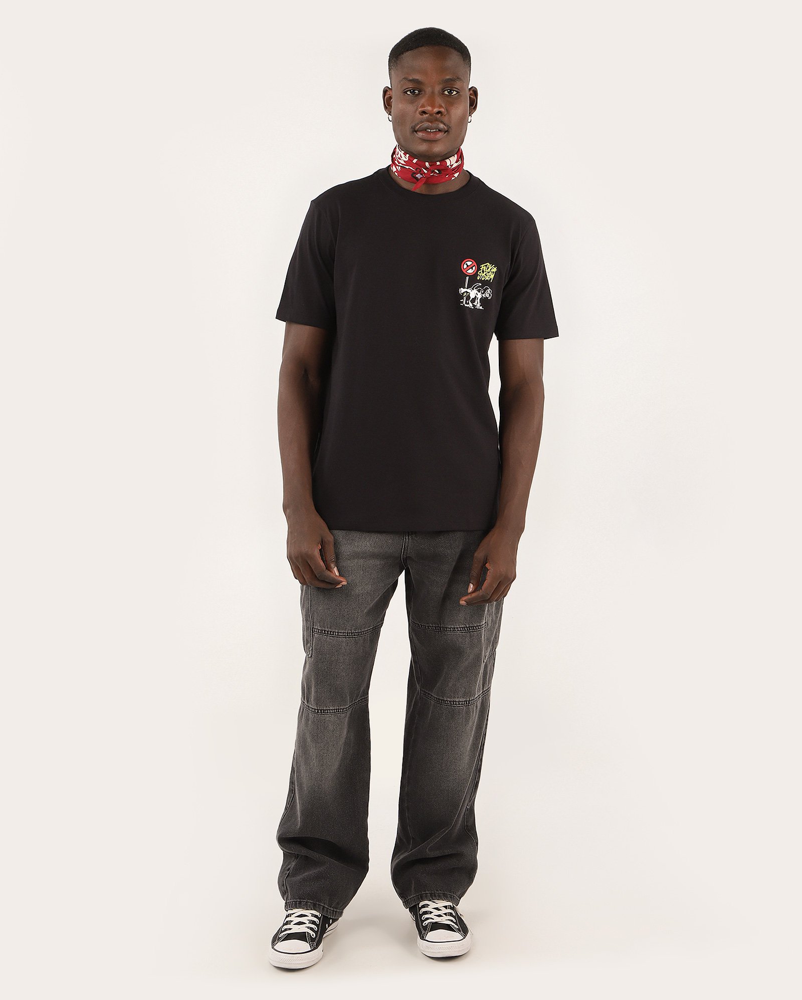 Camiseta masculina regular f da system preta | Pool