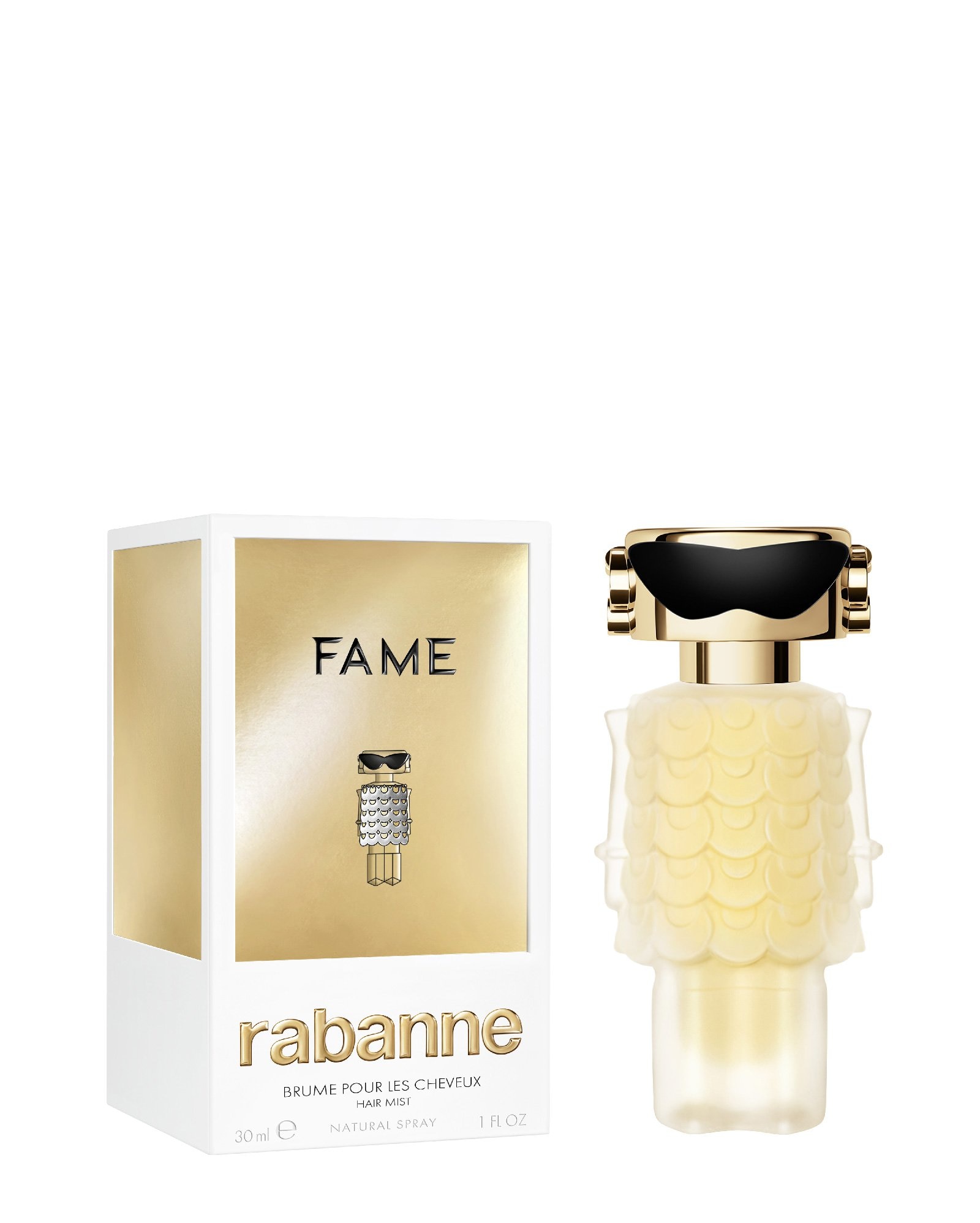 Perfume para cabelo feminino Fame hairmist 30ml | Rabanne