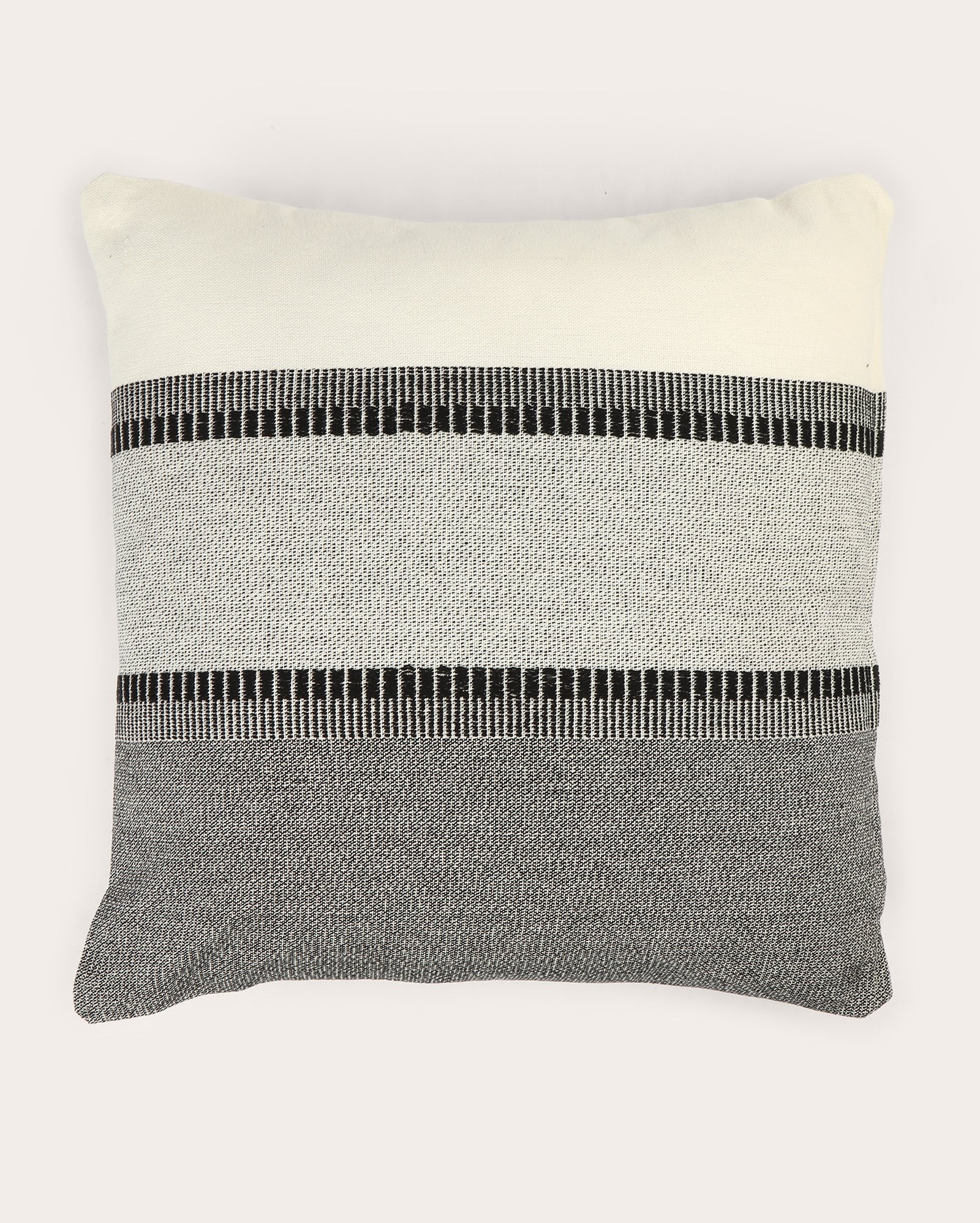 Almofada Vitto 45x45cm bordado listrado multicor | Casa Riachuelo