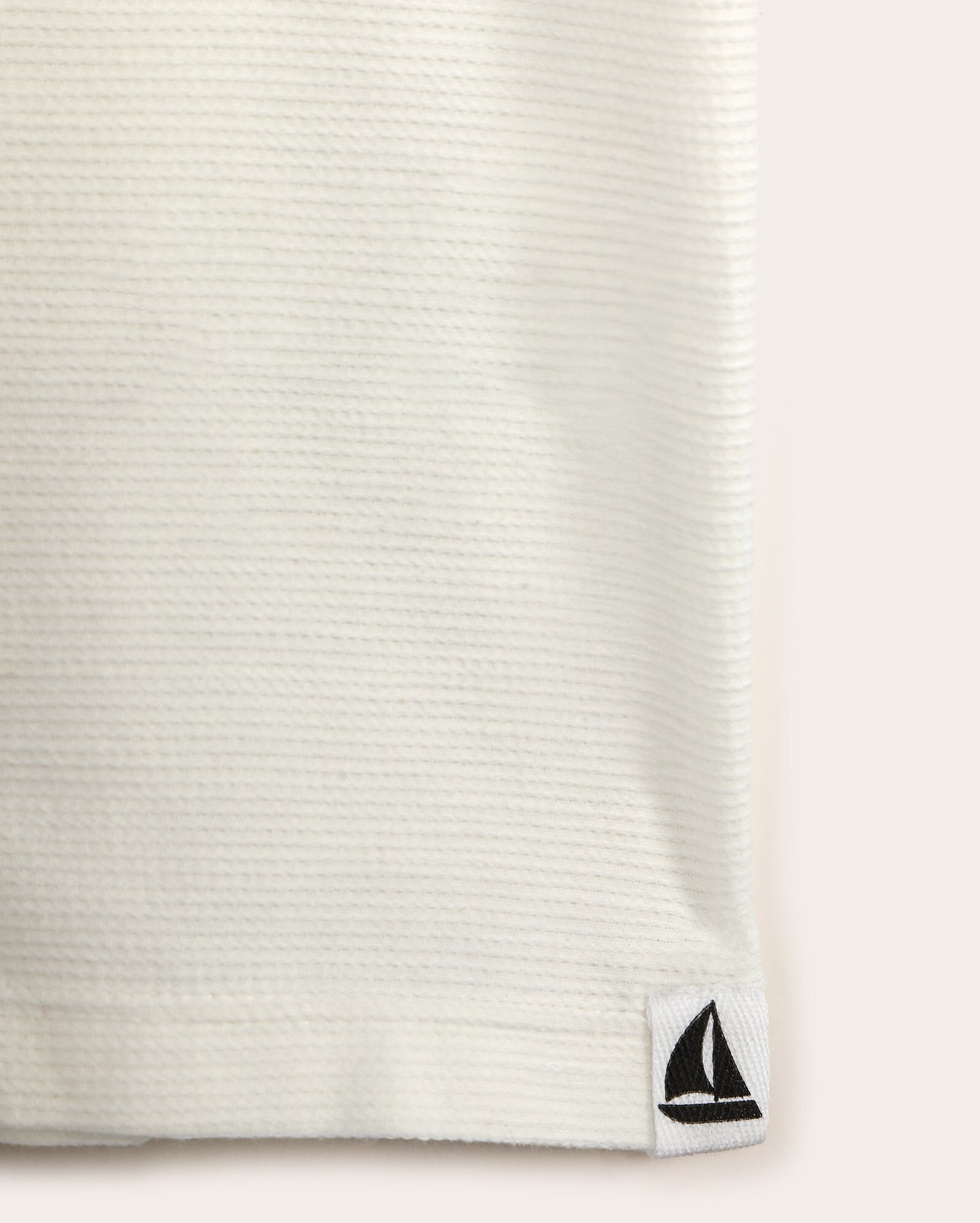 Camisa infantil relaxed texturizada 1-4A branca | Pool Kids