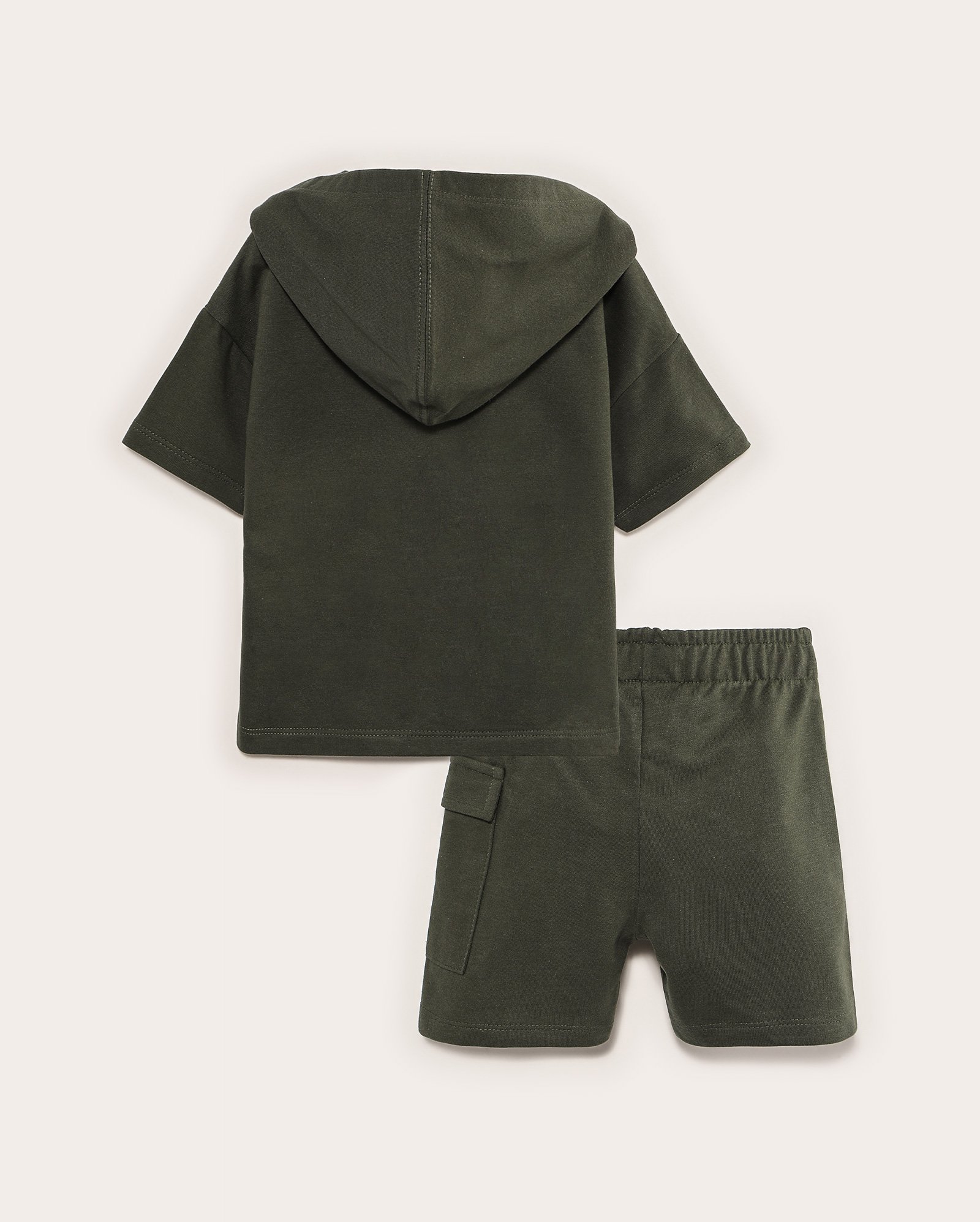 Conjunto curto infantil Jurassic World dino 1-4A verde | Universal